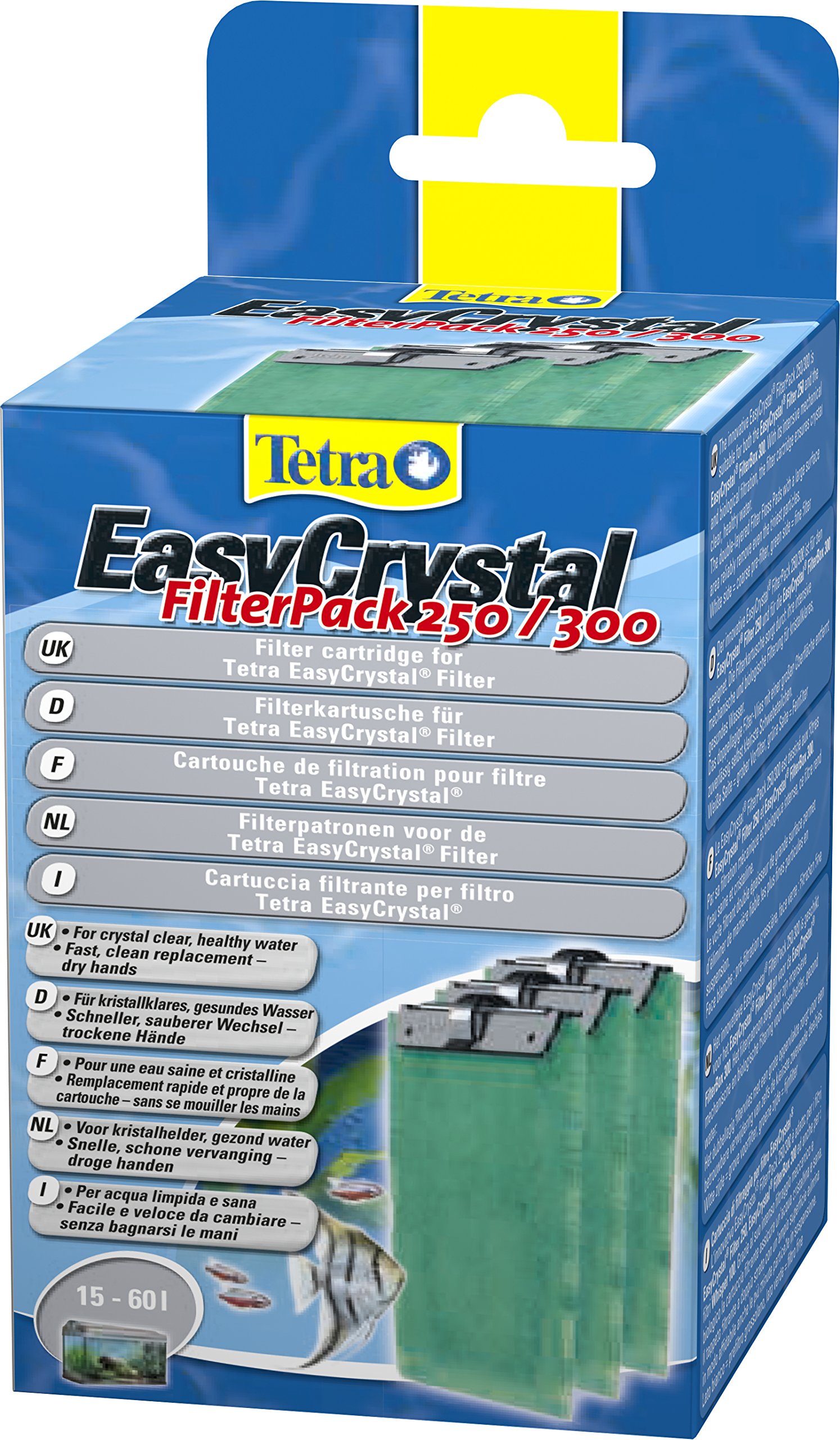 Tetratec easycrys Tal Filter Pack 250/301, interno Filtro, filtro materiale