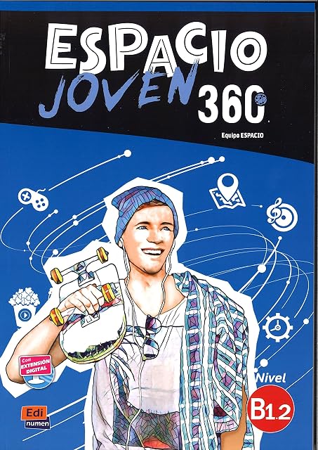 Portada de Espacio Joven 360º Libro del Alumno Nivel B1.2