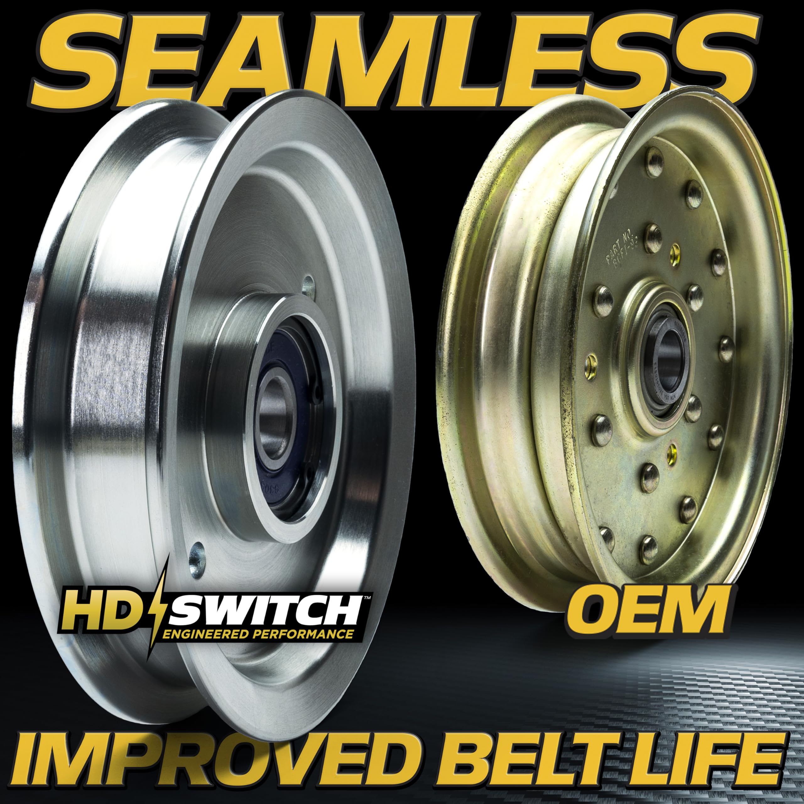 Amazon.com: BIGBearing Solid Steel Billet Seamless Idler
