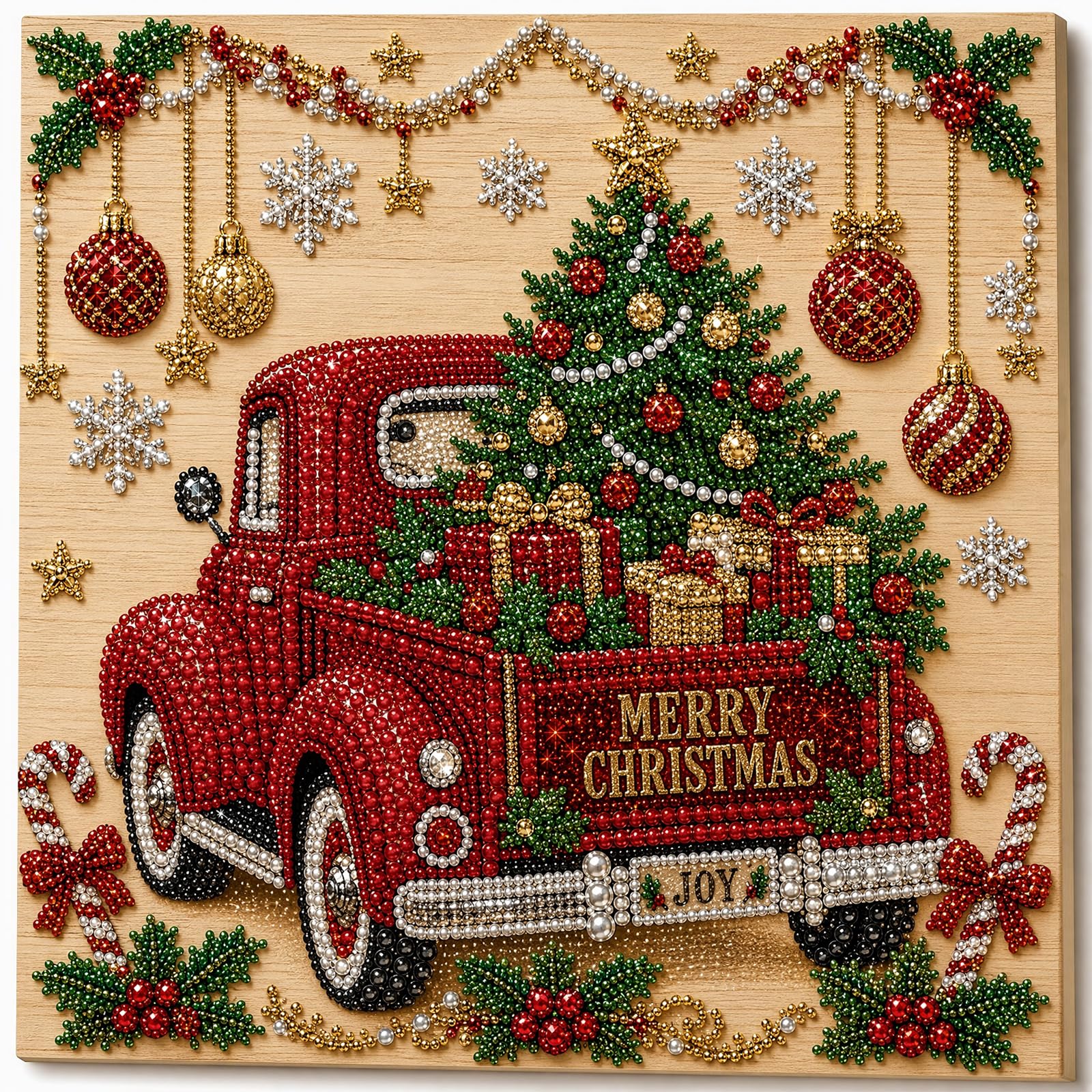 Takuno Pearl and Diamond Painting Set DIY Holiday Diamond Painting Crafts