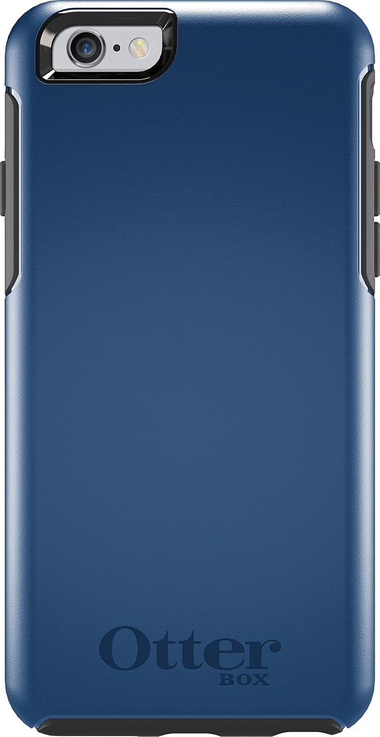 OTTERBOX SYMMETRY SERIES Case for iPhone 6/6s (4.7" Version) - Frustration FRĒe Packaging - BLUE PRINT II (SLATE GREY/DEEP WATER BLUE)