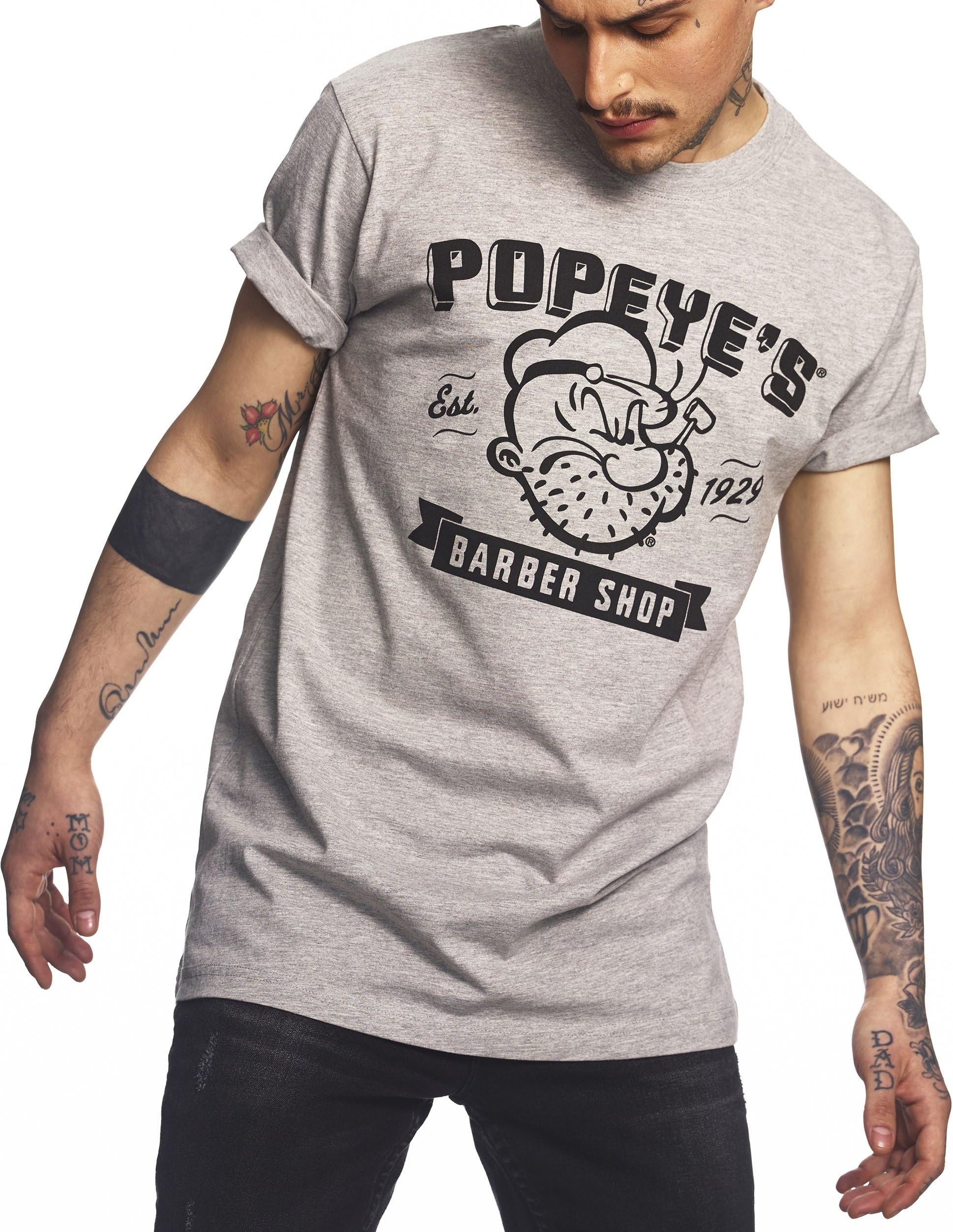 MERCHCODEMen's Popeye Barber Shop Tee T-Shirt