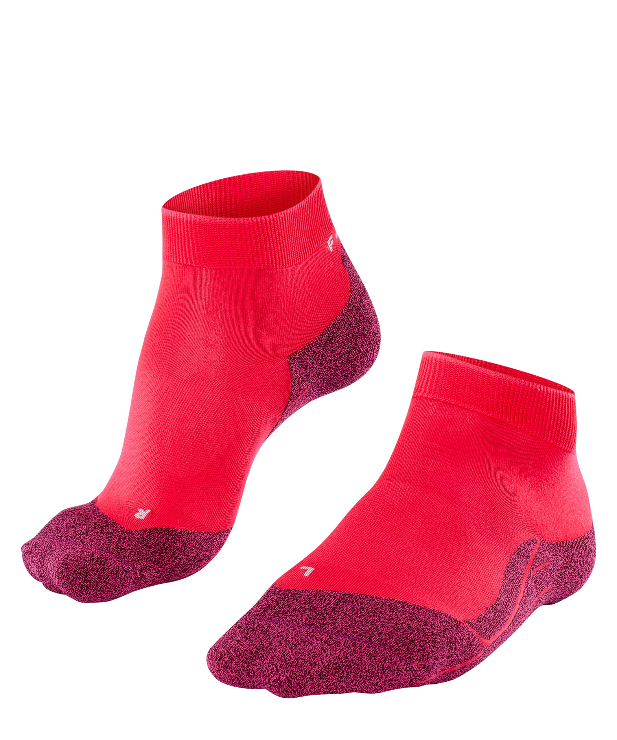 FALKE Women's RU4 Light Performance Short W Sso Lyocell Functional Yarn Anti-Blister 1 Pair Running Socks, Red Rose 8564, 5.5-6.5