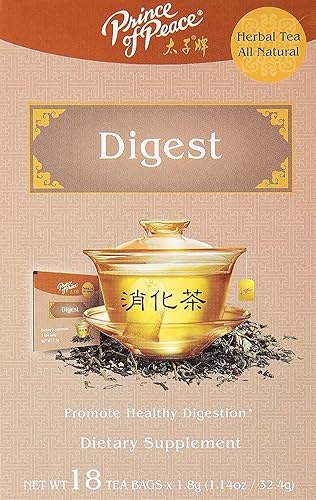 Miniatura 1 de Prince of Peace Digest Tea, 18 bolsas de té - Té de digestión - Té medicinal tradicional - Prince Of Peace - Bolsas de té digest - Té de raíz de
