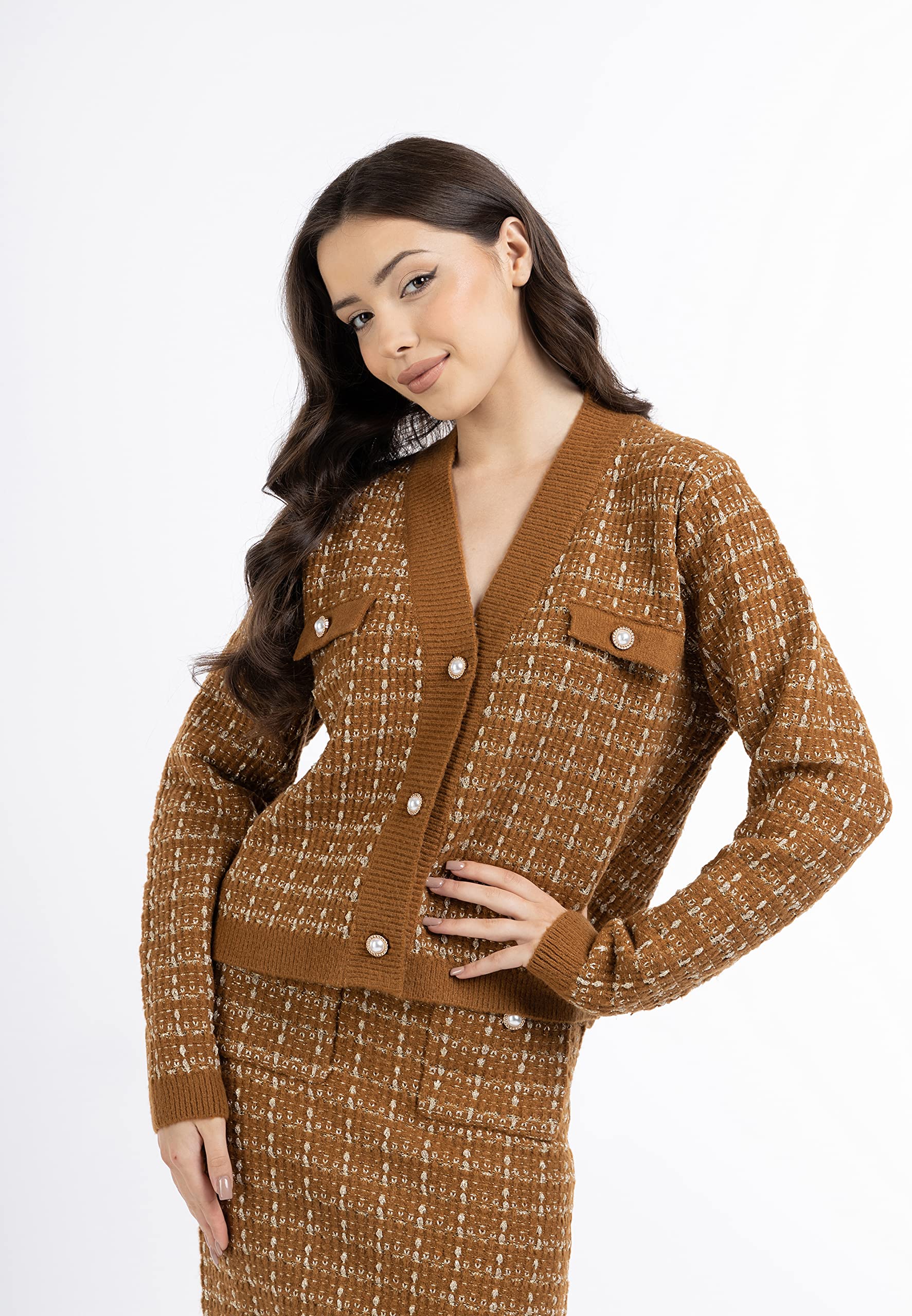 nascita Maglione Cardigan Donna