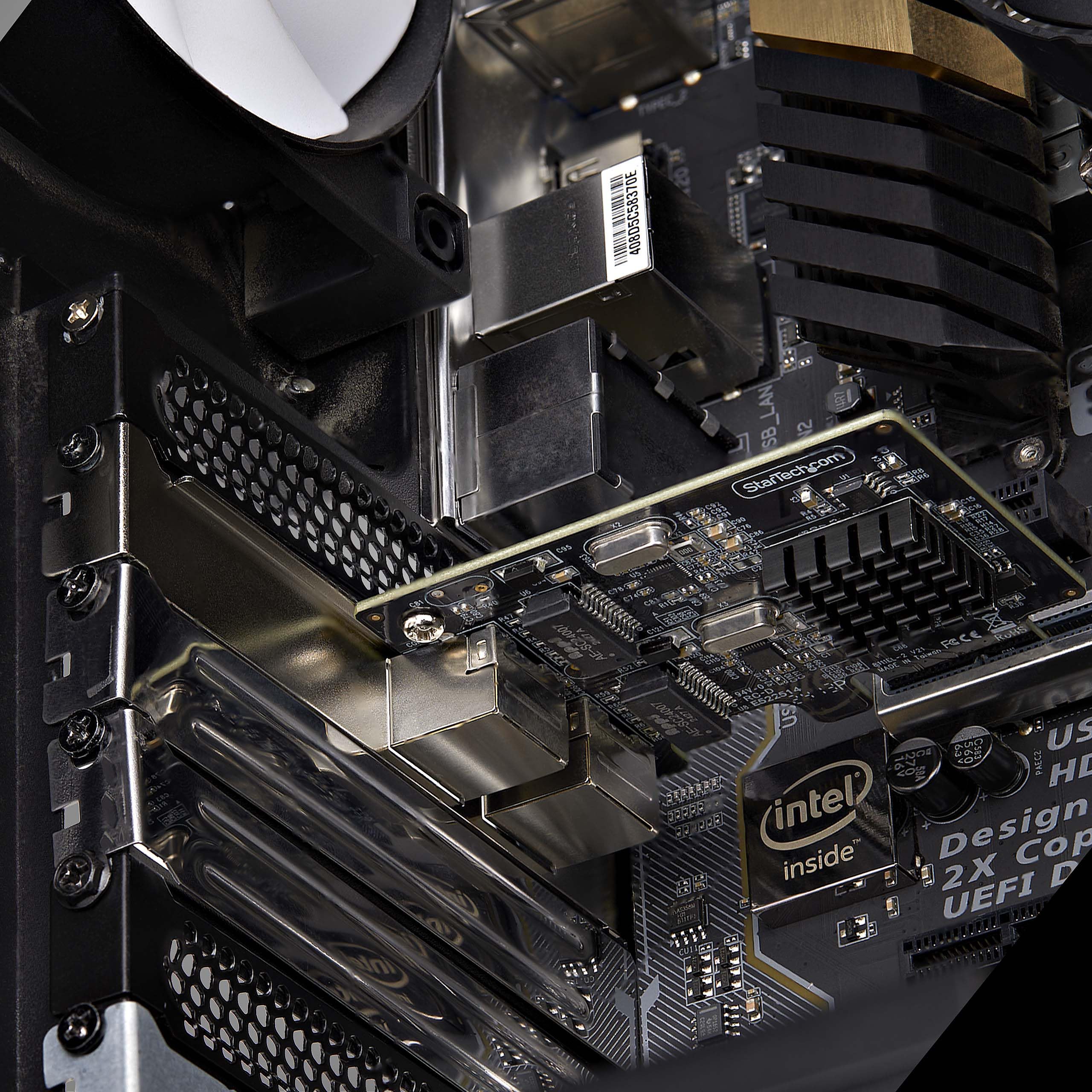 StarTech Carte Réseau PCIe à 2 Ports Gigabit, NIC (ST1000SPEXD4T) | 10/100/1000Mbps, Double Realtek RTL8111H, Trames jumbo 9K, Wake-on-LAN, VLAN, Adaptateur, Plug and Play