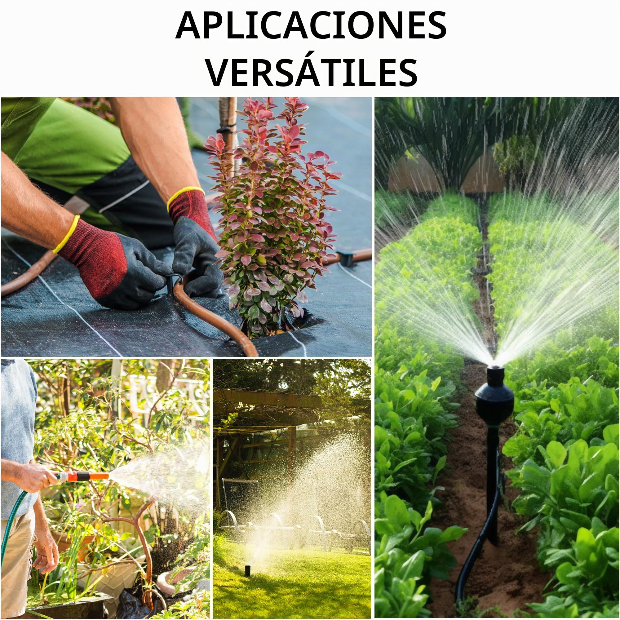 FOTING Bomba de jardín INOX - Bomba de riego alta presión con pantalla LCD y 3 botones, prefiltro (1300 W, caudal máx. 6000 l/h, presión 6 bar, altura máx. 60 m, aspiración 8 m)