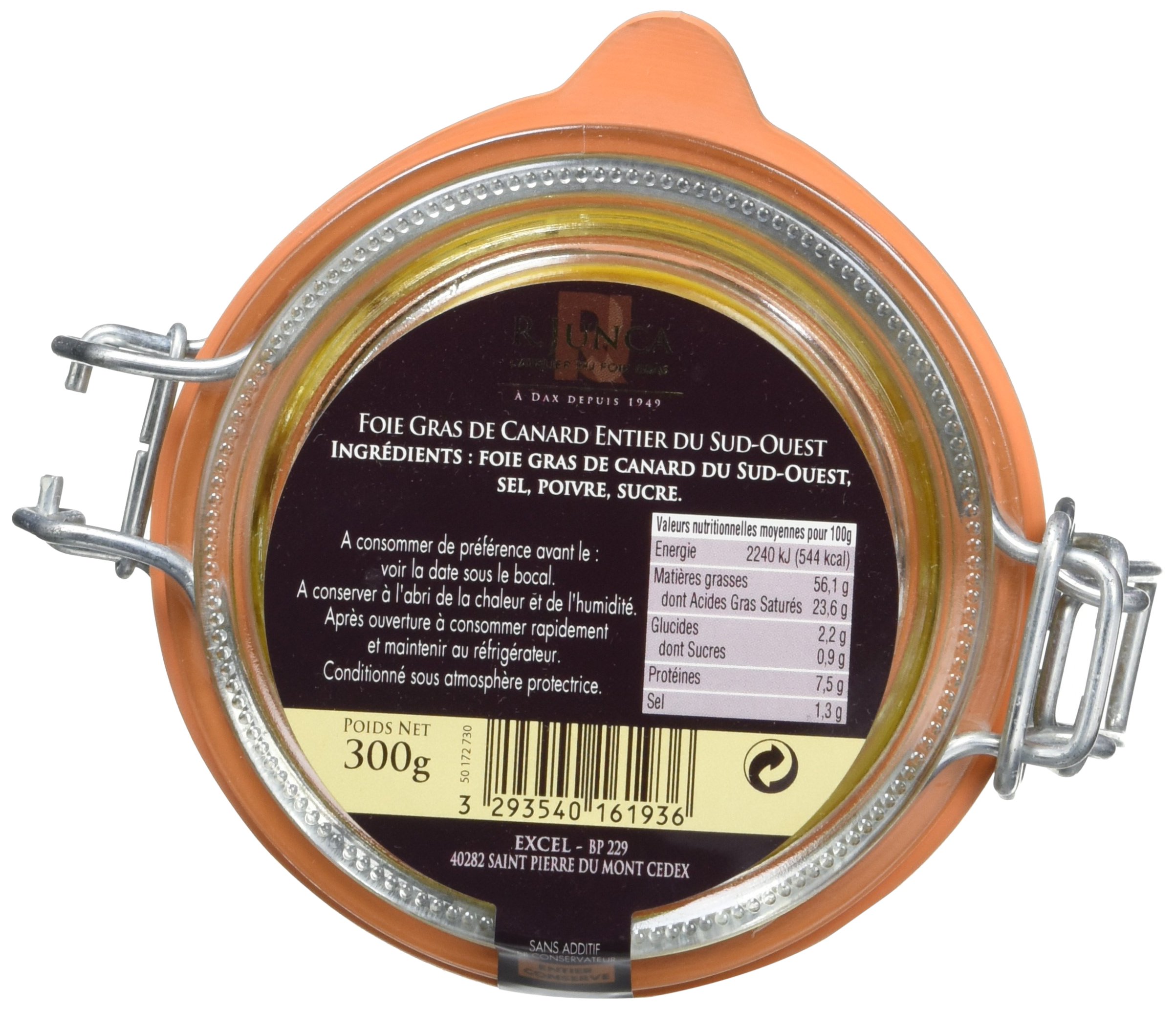 R. JUNCA Foie Gras de Canard Entier 300 g