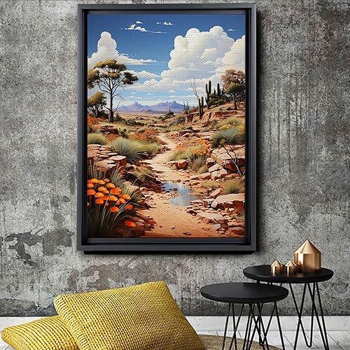 Miniatura 3 de Desert at Dusk Nature print Warm Earth Tones and Pastel Skies Art Print Sunset Desert Artwork Comforting Southwestern Home Decor