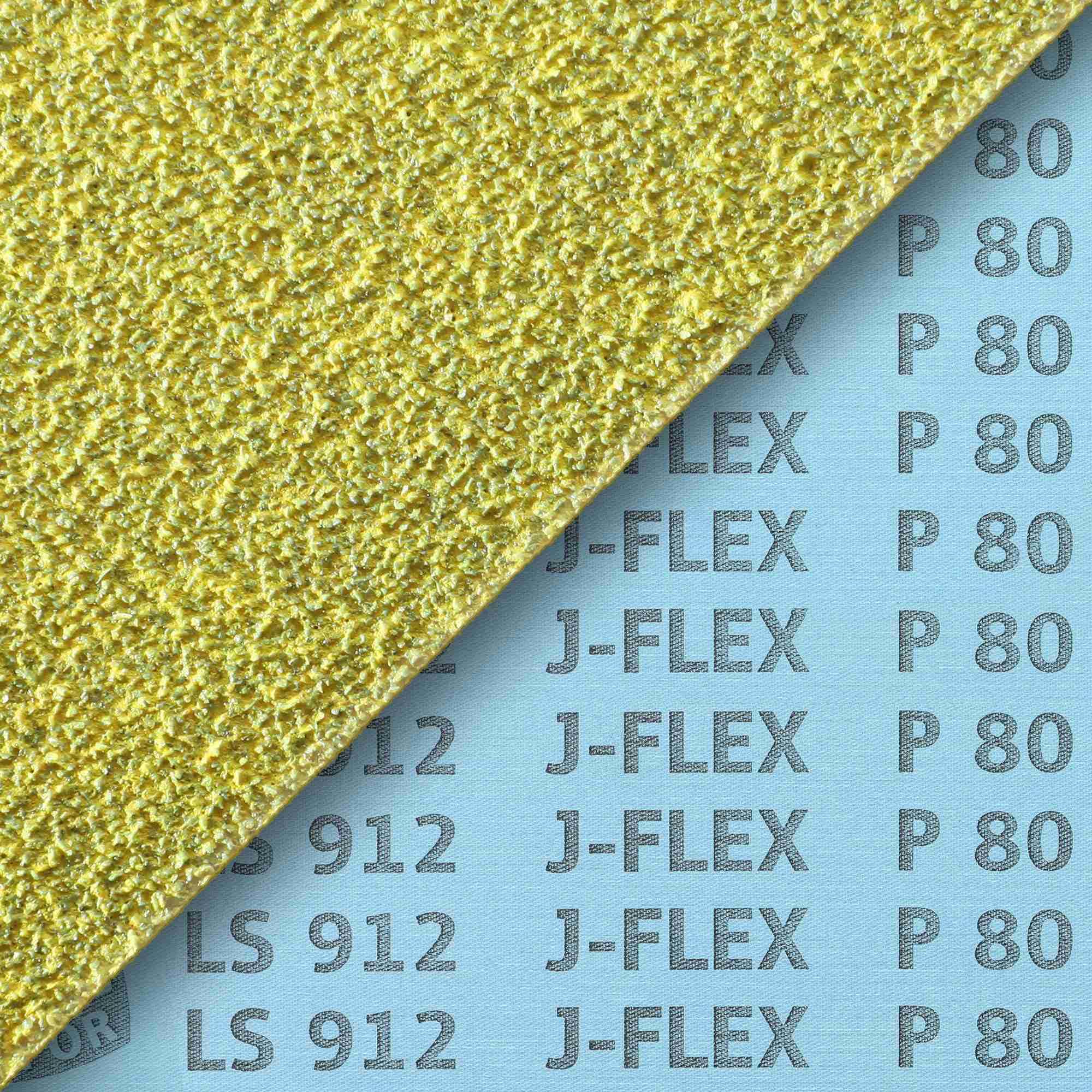 20 x Nastro abrasivo Klingspor LS 912 JF nastri abrasivi flessibili per metalli e acciaio | 75 x 533 | Grano 100