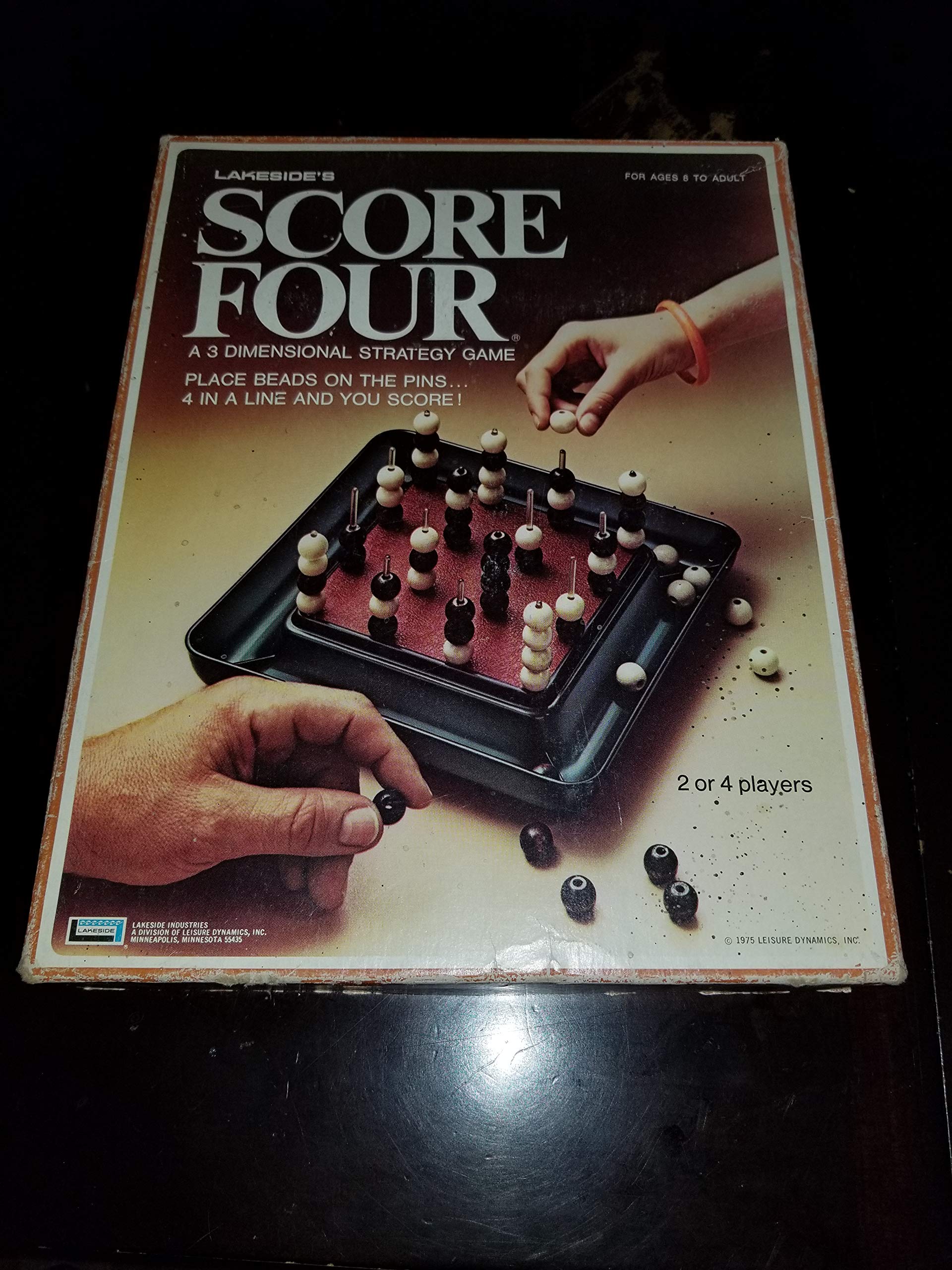 Amazon.com: Lakeside's Score Four 1975 By Leisure Dynamics : Toys & Games