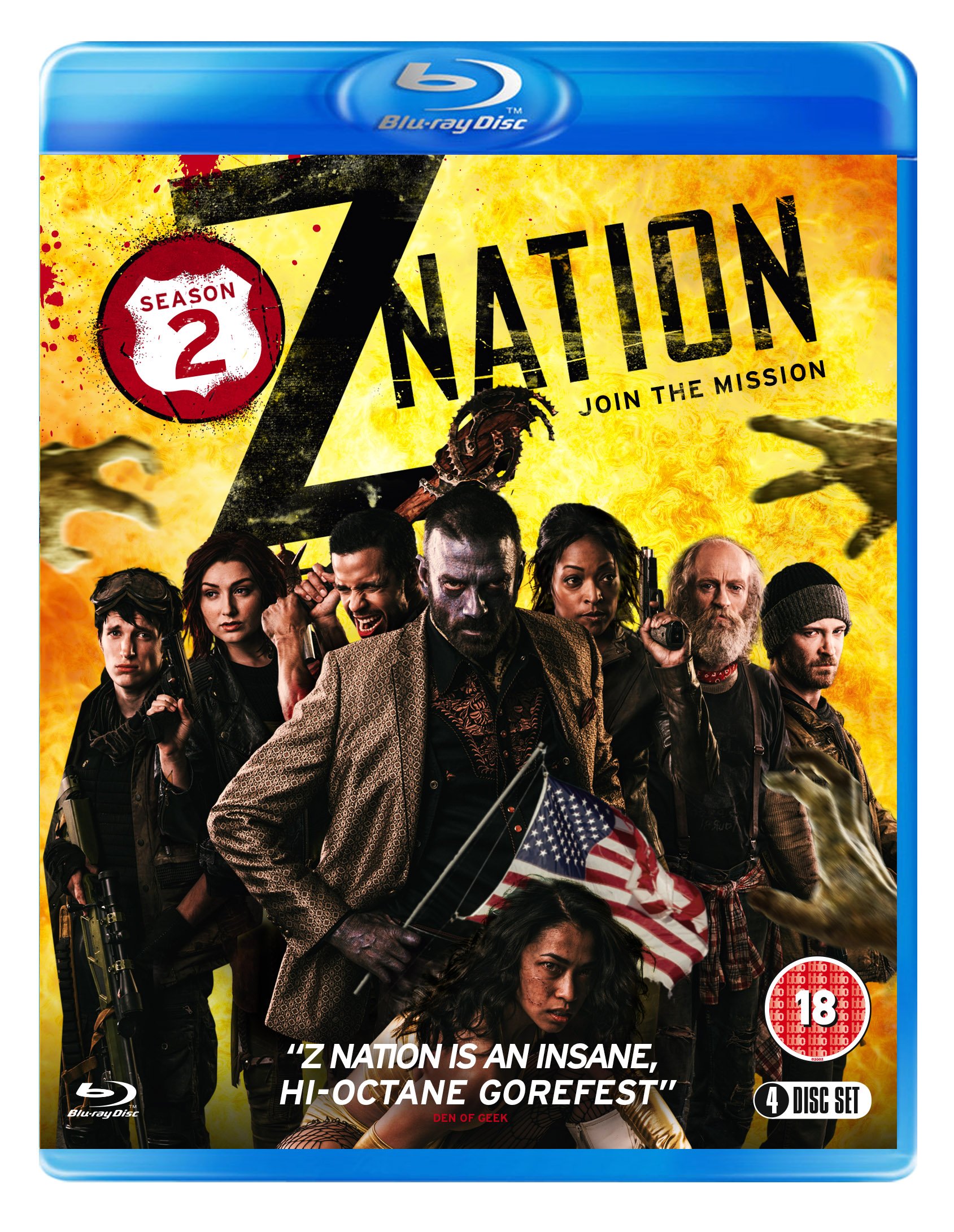 Z Nation - Series 2 - Complete (Blu-ray, 2016)