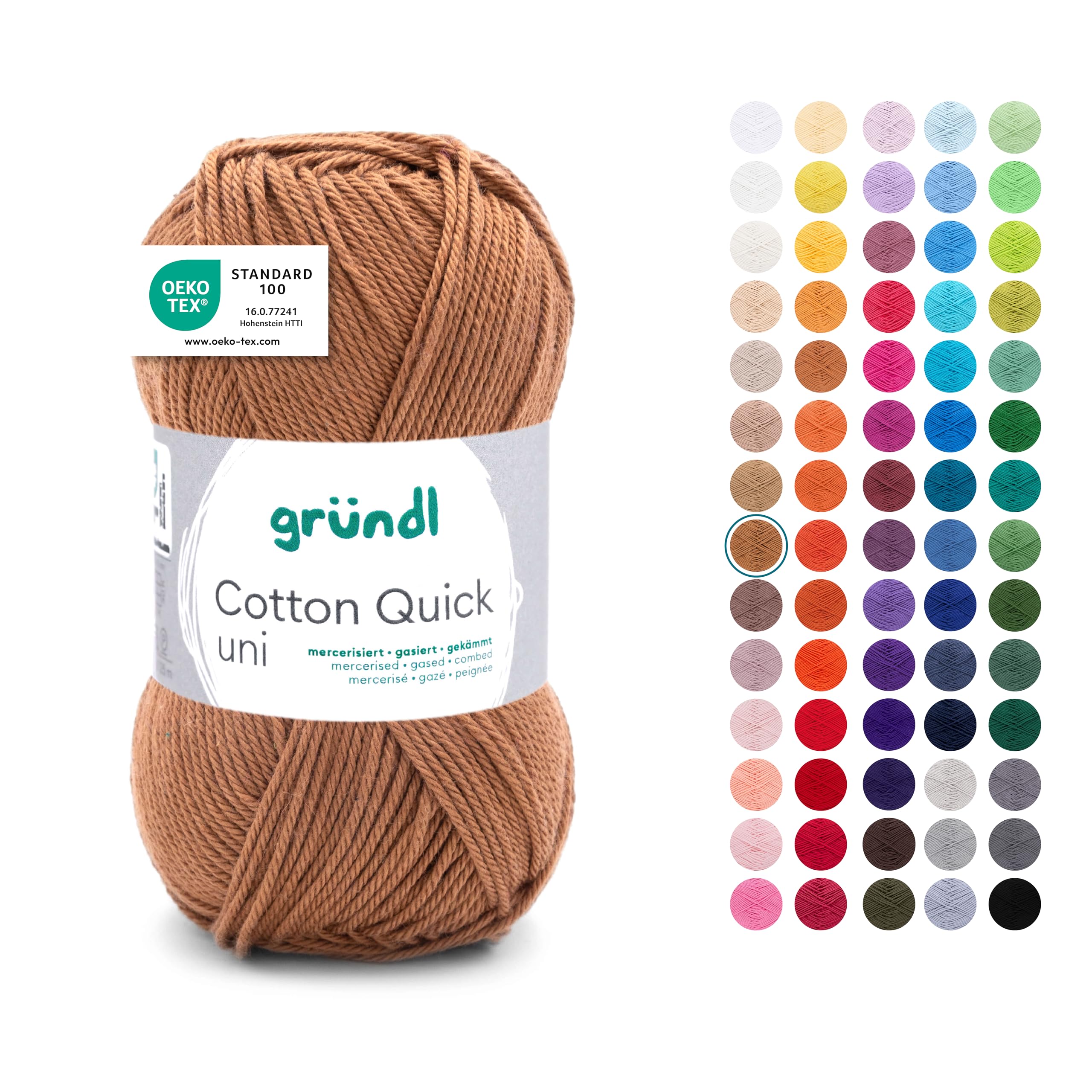 Gründl Caramell Grundle Cotton Quick Uniquick Uni- 50G