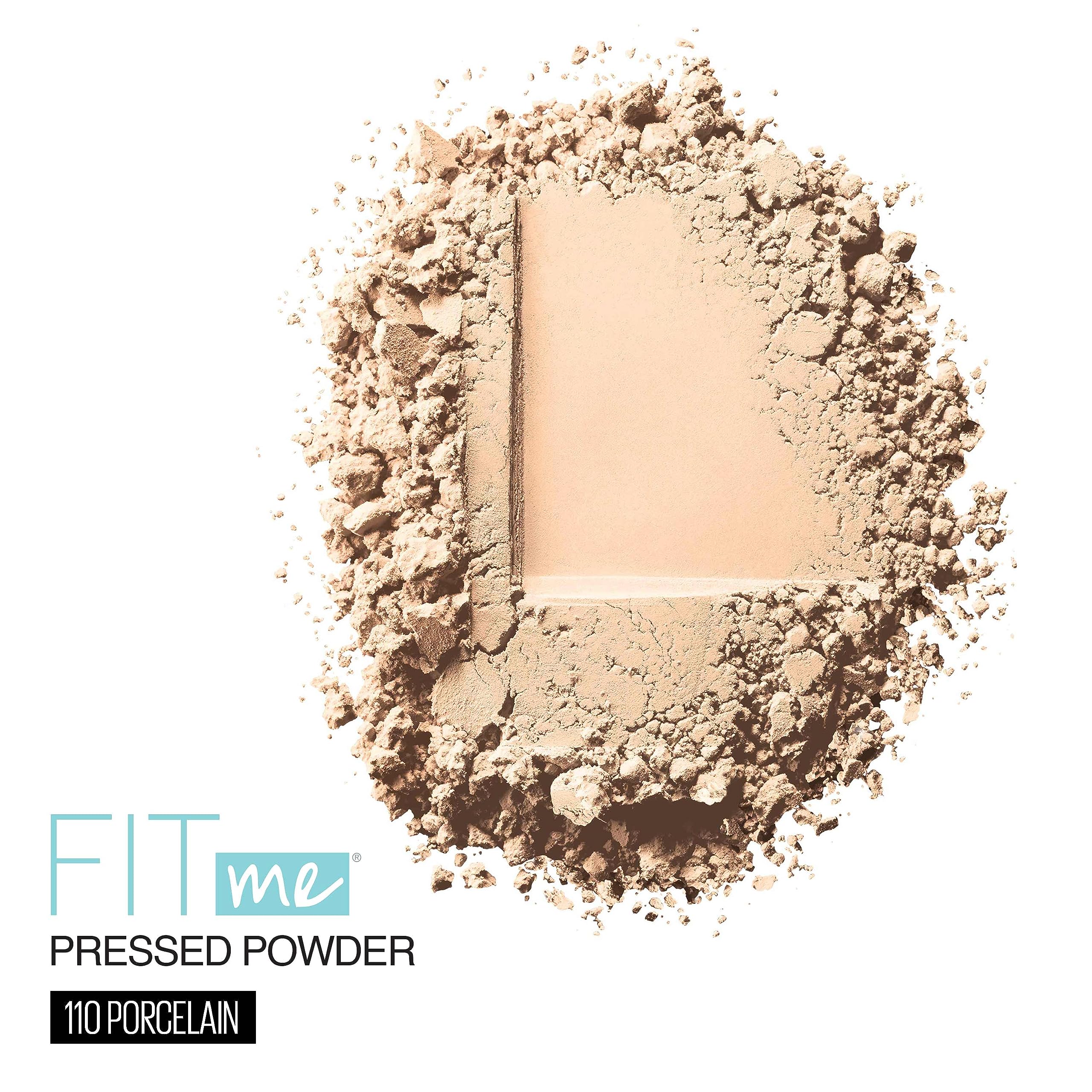 Maybelline New York Fit Me Matte + Poreless Powder, 110 Porcelain