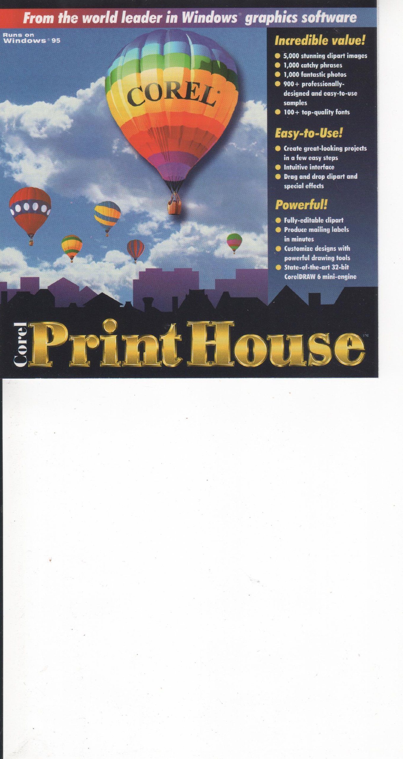 Corel The Print House CD-ROM [CD-ROM] Corel