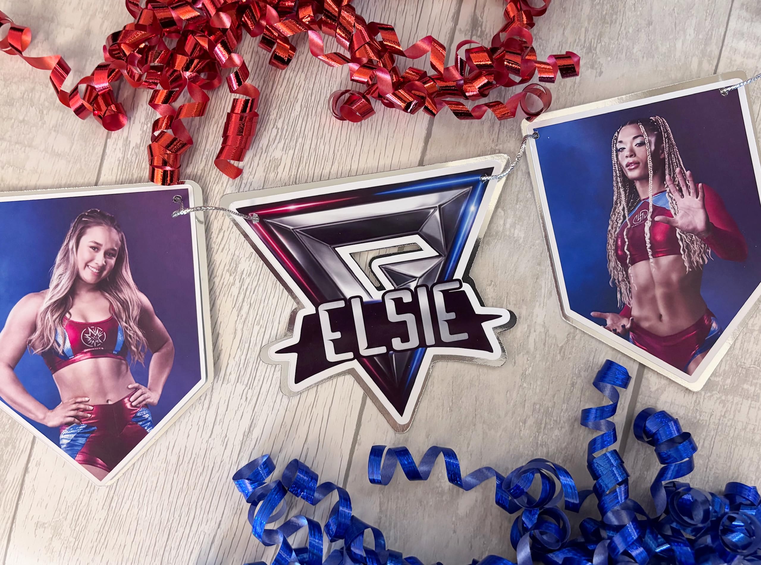 Gladiators theme bunting, personalised, choose your favourite gladiators.