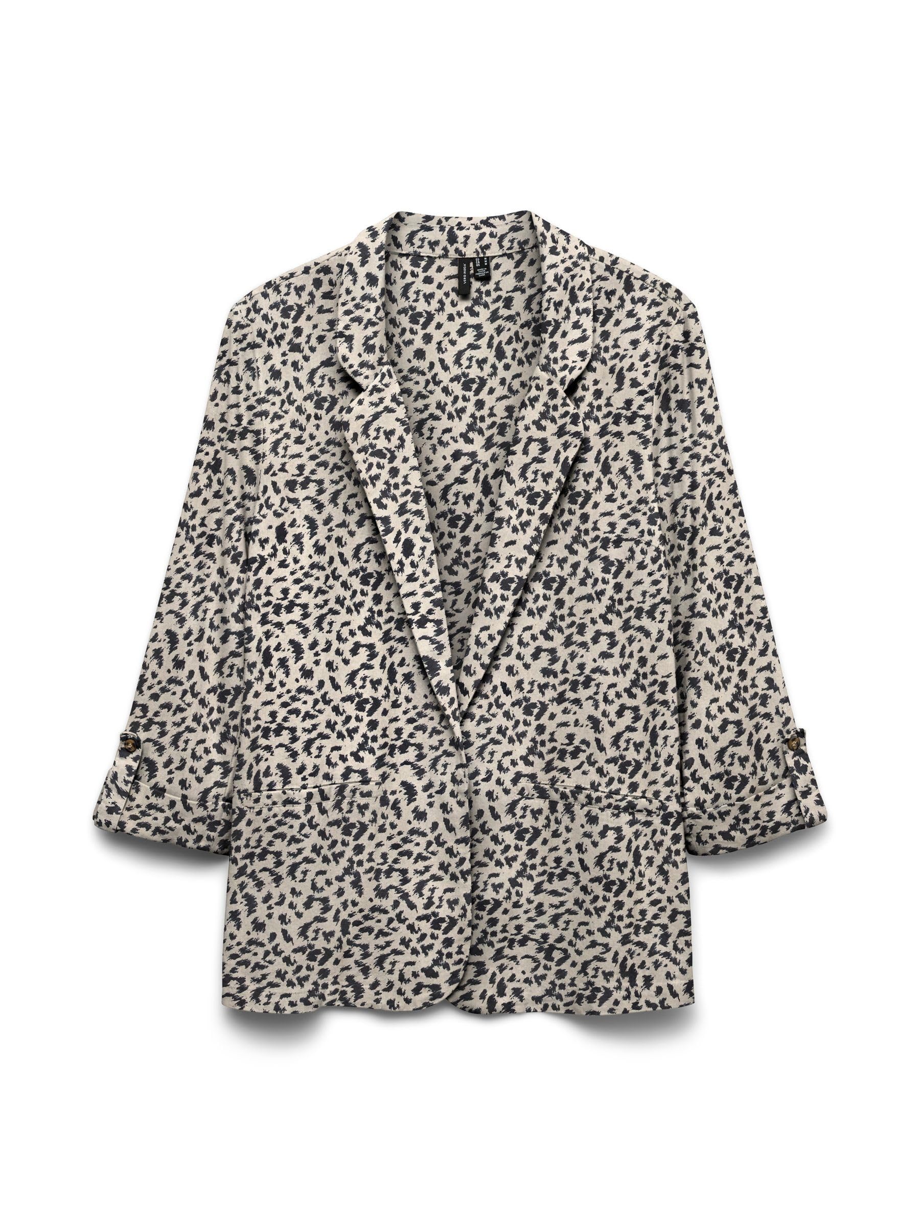 Blazer Ample 3/4 VERO MODA avec sa doublure argentée chic