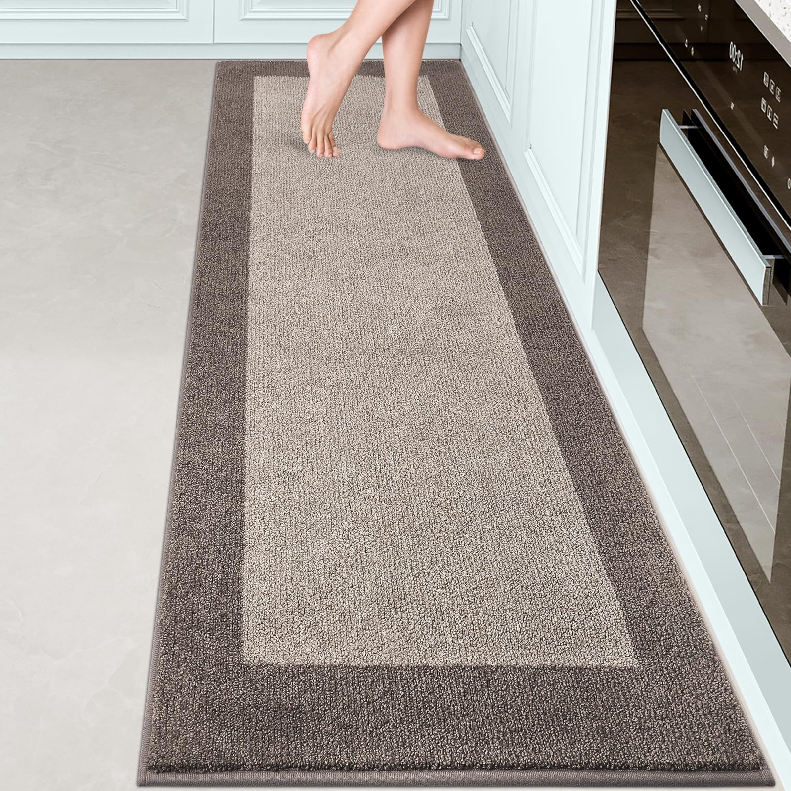 Kitchen Rug 24" x 84", Hallway Runner Rug for Floor Roll Packing