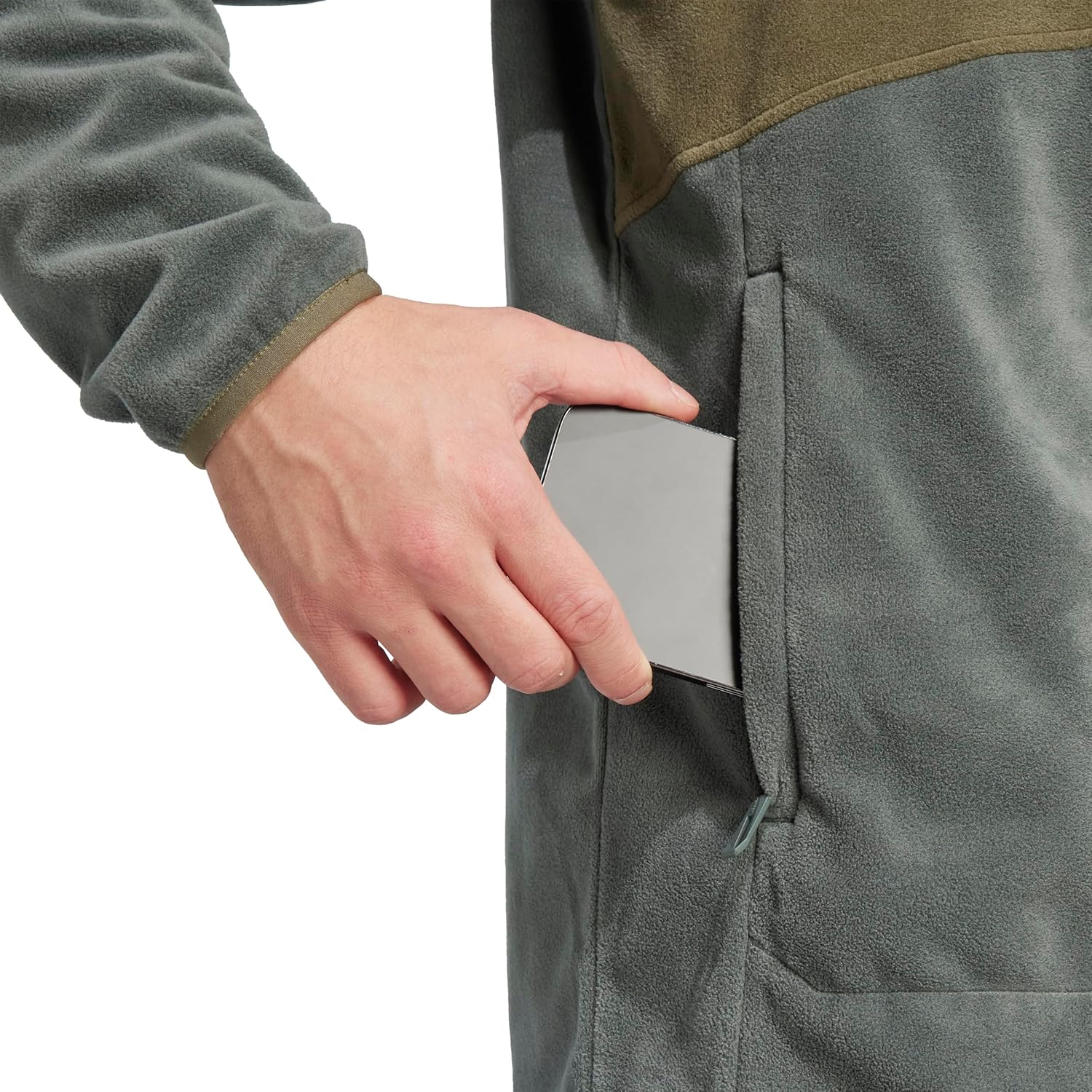 adidas Men's Terrex Multi Full-Zip Fleece Hiking Jacket