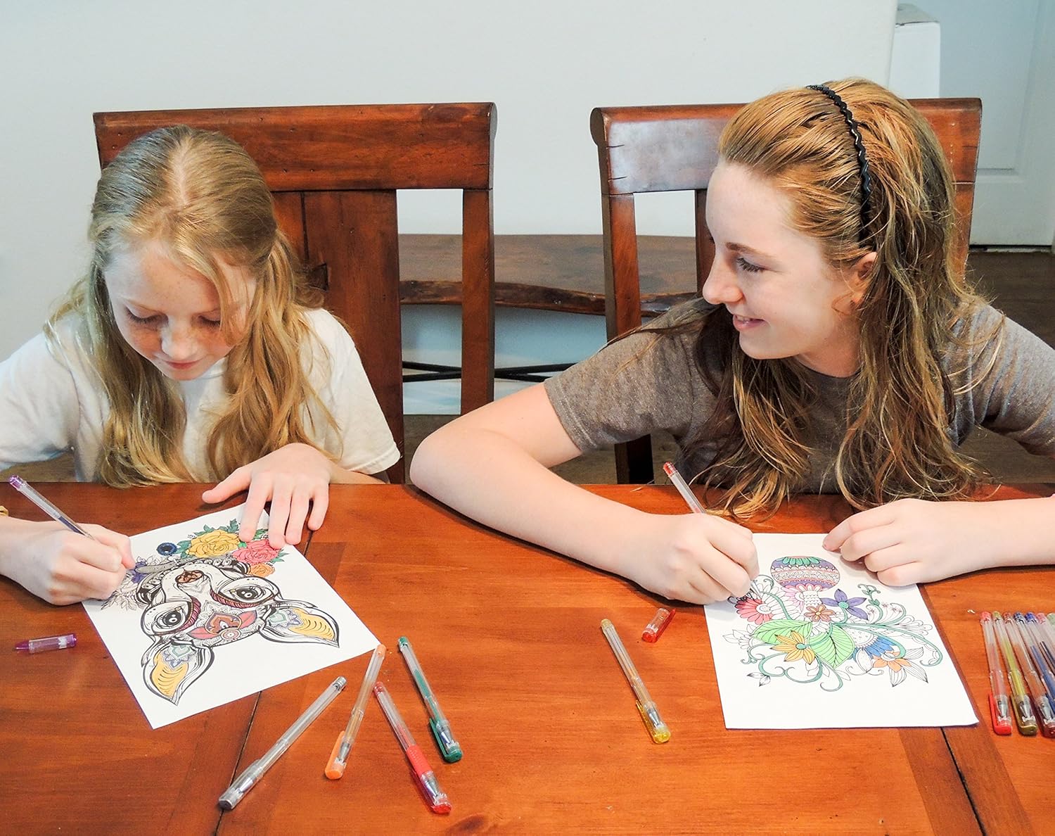 OfficeGoods Gel Pen Glitter Set - Premium Bright Colors for Kids and Adults – Vivid and Fast Drying Ink, Great for Arts and Crafts - Fun for Everyone (Multicolor) : Office Products