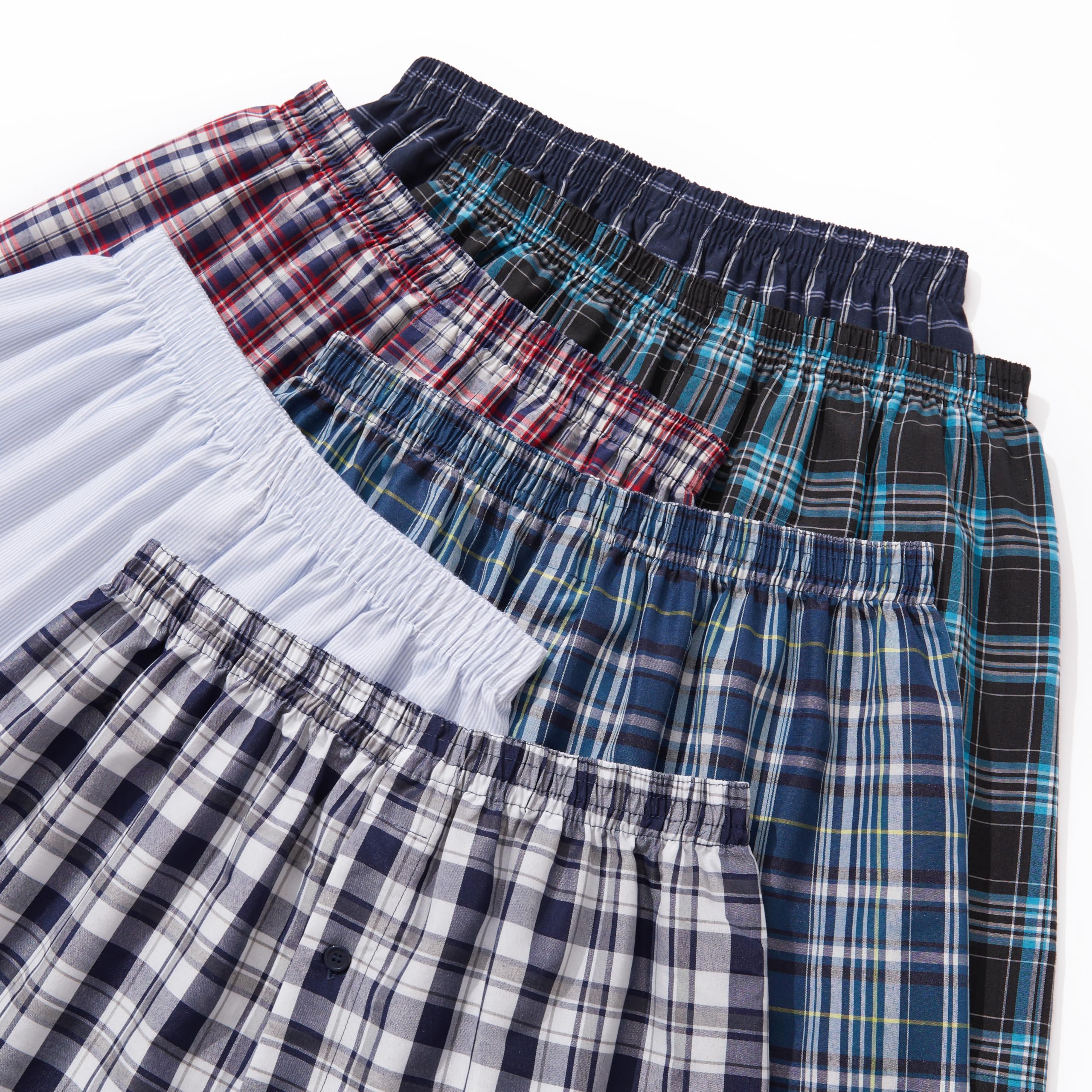 JupiterSecret Calzoncillos Hombre Boxer Americanos, Algodón Suave, Cómodos Boxer Hombre Pack, Cintura Elástica, 6 o 10 Piezas