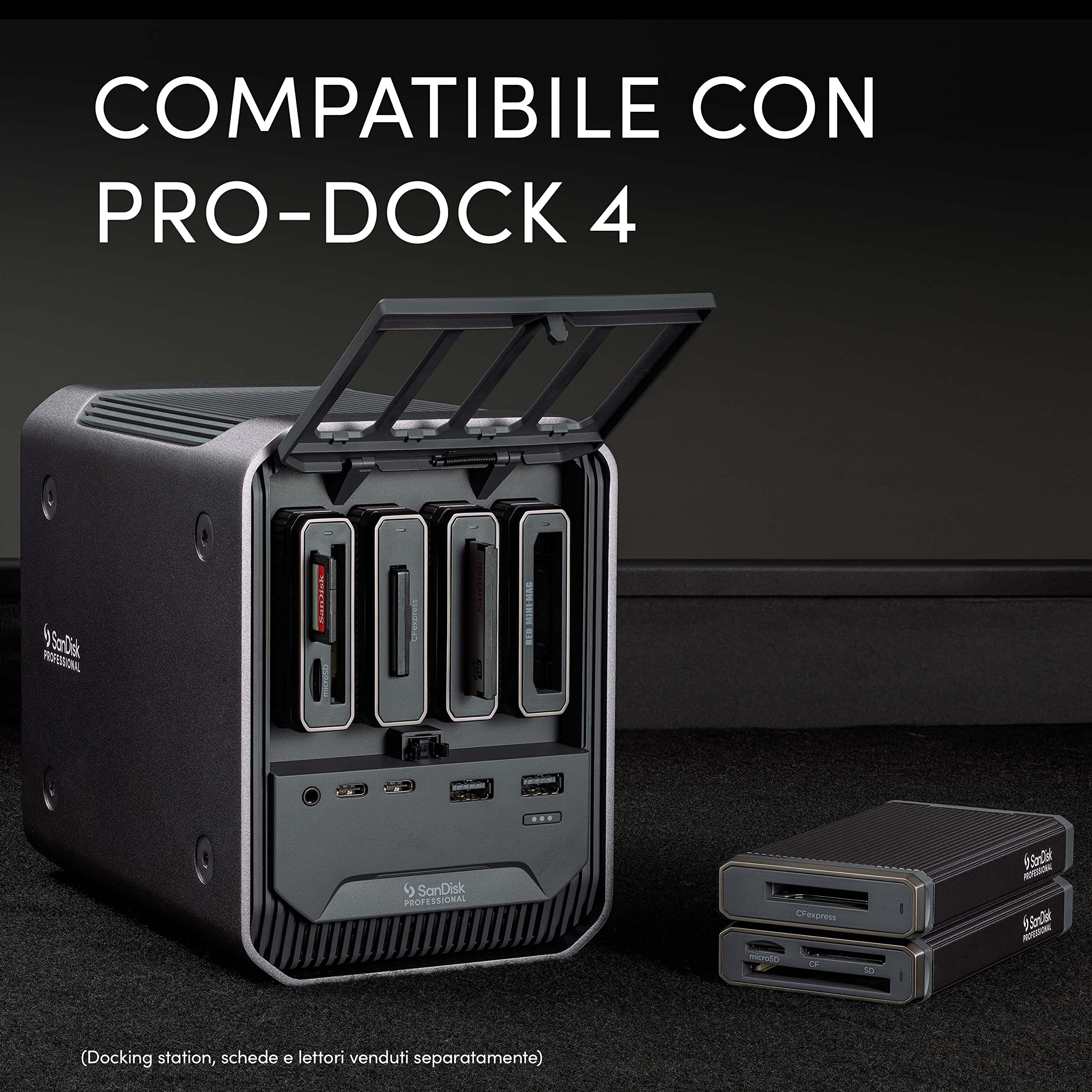 SanDisk Professional PRO-READER CFast lettore di schede, Nero