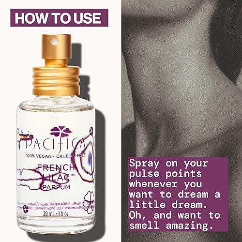 Miniatura 193 de Pacifica Silver Moon - Perfume de especias de vainilla y almendra, fragancia Warm Gourmand Clean para mujeres, 2 onzas líquidas