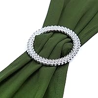 Vista 127 de MDS - Paquete de 50 bandas elásticas de elastano para silla, lazos elásticos para sillas con hebilla deslizante, ajuste universal para bodas, Acción