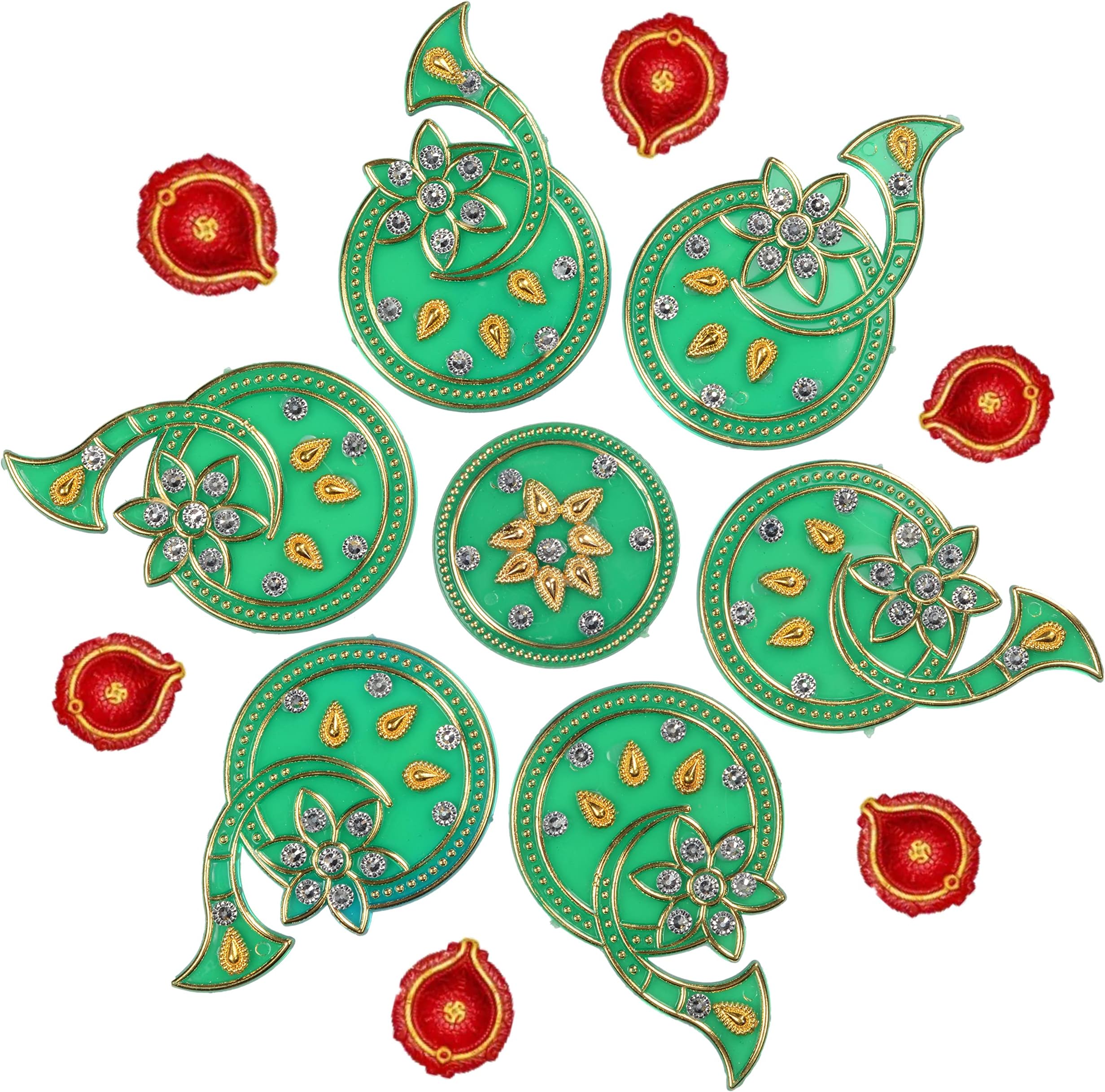 Amba HandicraftRangoli/Home Decor/Diwali/Gift for Home/Interior Handcrafted/Floor Stickers/Wall Stickers/Wall Decoration/Floor Decoration/New Year Gift/Party. Rangoli 6