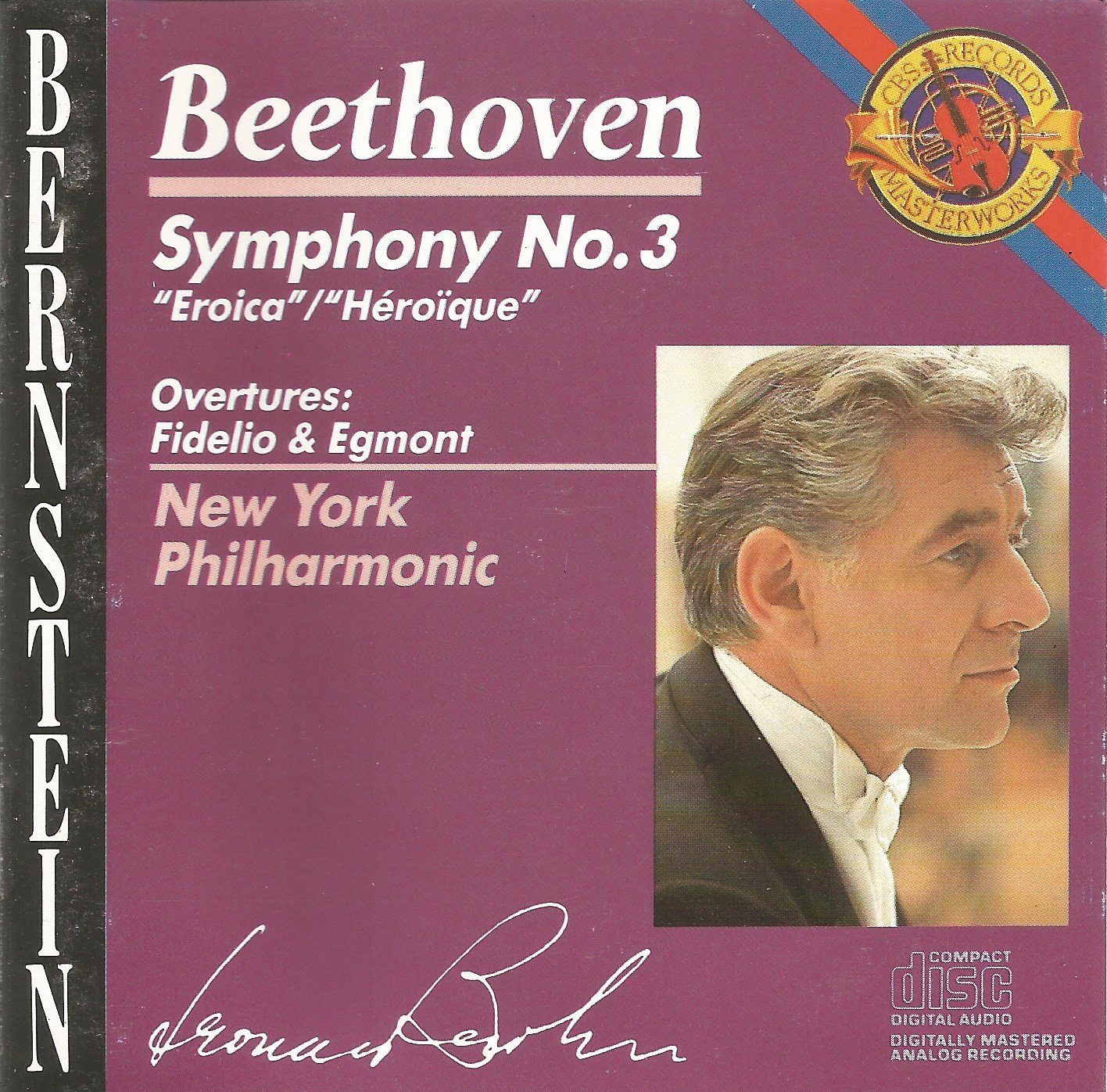 Symphony 3 " Eroica " [Audio CD] Beethoven; Bernstein and Nyp