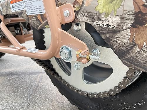 Miniatura 14 de Ajustador tensor de cadena rojo de 0.591 in para Coleman CT200U Baja Warrior MB165 MB200 Trail Motovox MBX10 MBX11 196cc 6.5HP Mini Bike CRF50 XR70