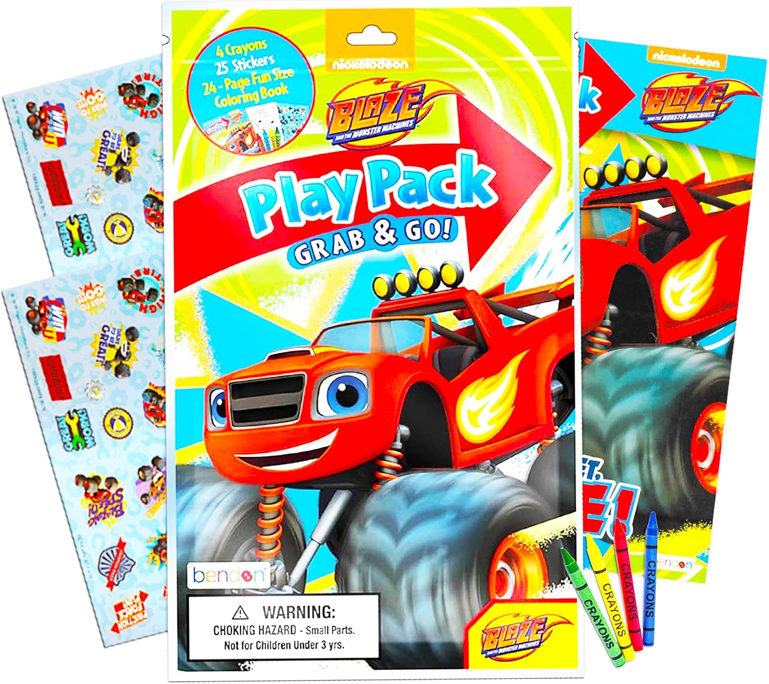 3 Pc Bundle With 11 Blaze School Bag 