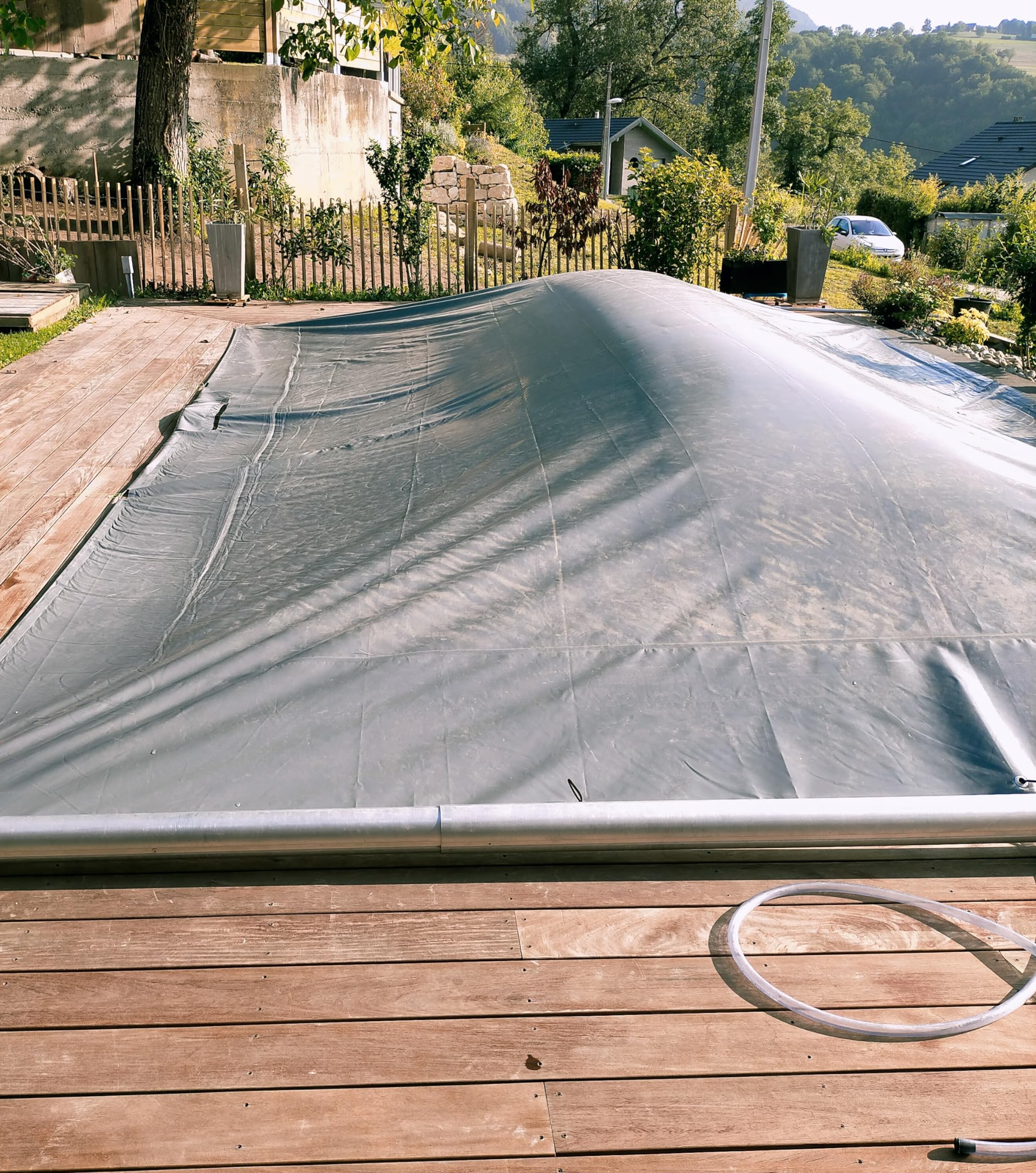 Coussin Gonflable d'hivernage Piscine Flot'Up ECO - LG 6m, Diamètre 1m - pour bâche Couverture de Piscine LG 7m - POOLCO
