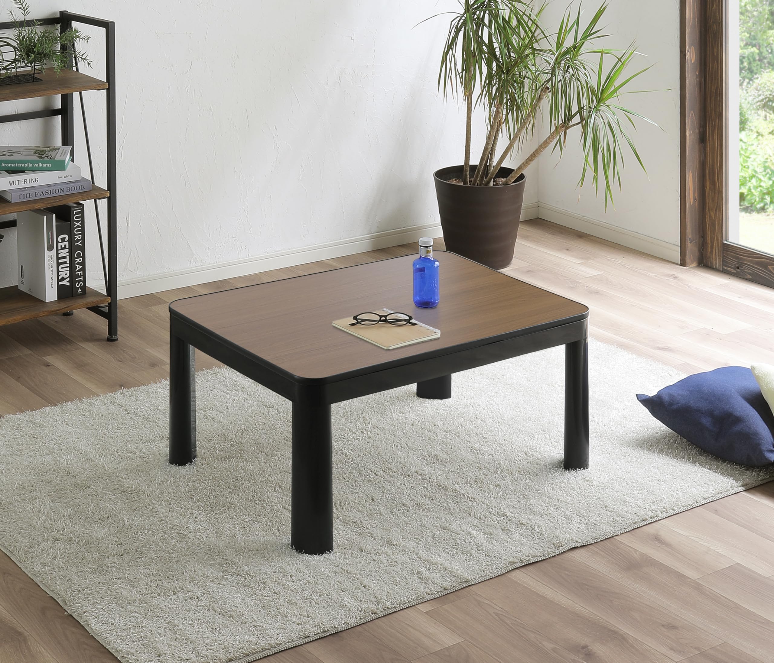 こたつテーブル 75×60cm コンクリート調 リバーシブル天板 Amazon.co.jp : リバーシブル天板 カジュアルこたつ テーブル本体, 100