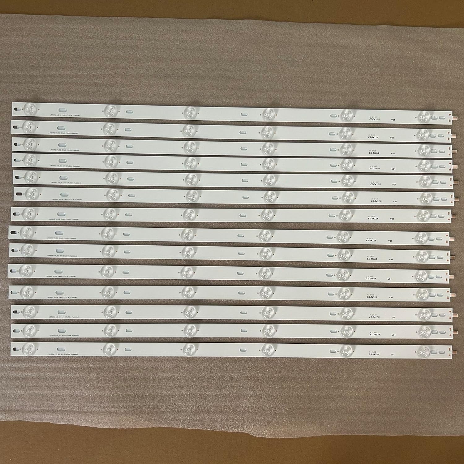 14pcs LED Backlight Strips for Vizo D55UN-E1 E55-E1 LB55092 V0_00 LB-PF3030-GJVIZIO5514X6AHY2 LC550EQY-SHM1