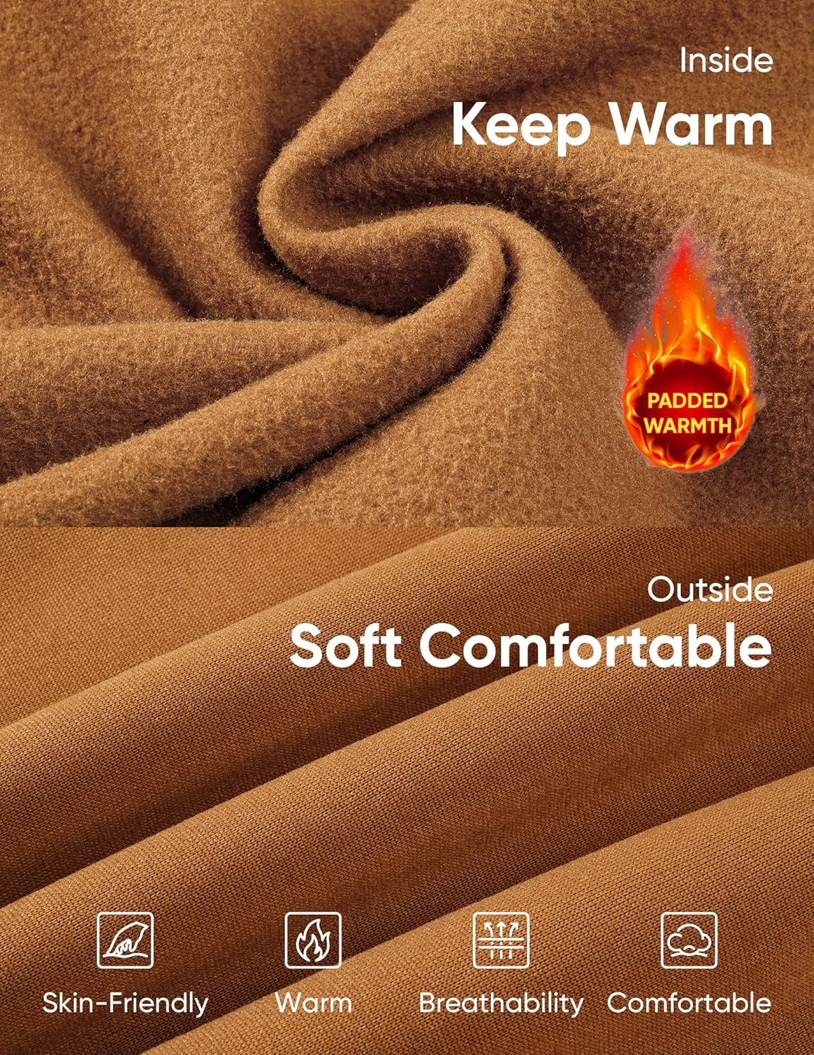 JMIERR Men's Quarter Zip Pullover Quilted Sweatshirt Pullover Long Sleeve Stand Collar Sweater Color Block Sweatshirt - Image 6