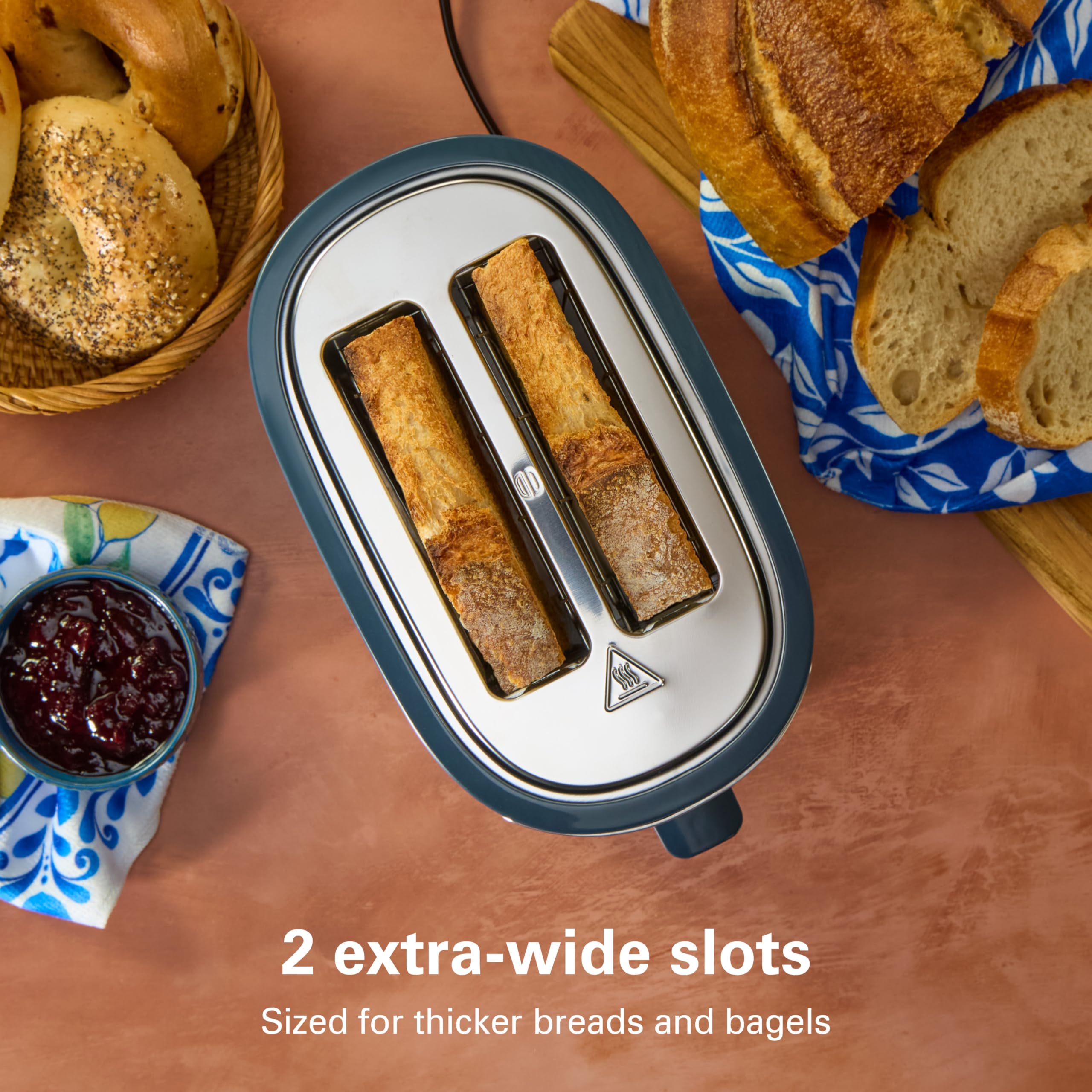 Amazon.com: Hamilton Beach Extra-Wide Slot 2 Slice Toaster With