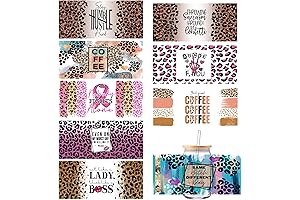 UV DTF Cup Wrap: Unleash Vibrant Leopard Print Designs for Memorable Tumblers