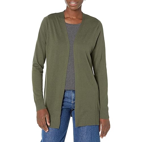 Amazon Essentials Women's Lightweight Open-Front Cardigan Sweater (Available in Plus Size)
