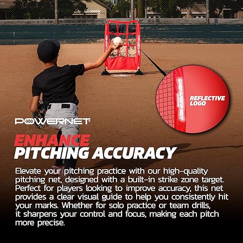 Miniatura 4 de PowerNet German Márquez - Entrenador portátil para lanzadores, béisbol y softbol, mejora la precisión y el comando