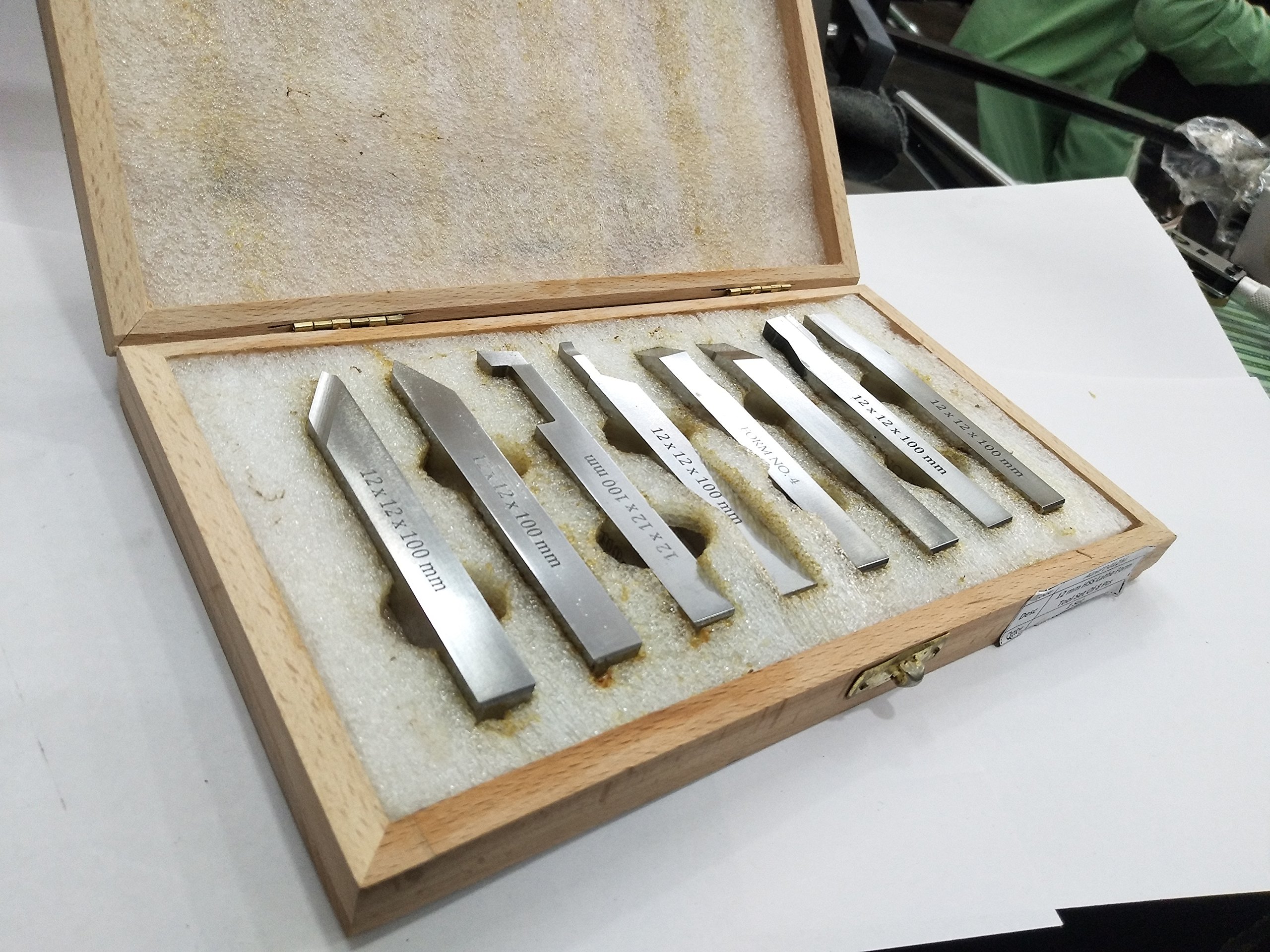 HSEAMALL 11 STKS Draaibank Snijgereedschap 8 mm, Carbide Tip getipt Cutter Bit,Metalen draaibank Beitel Boring Frezen Draaien Tool