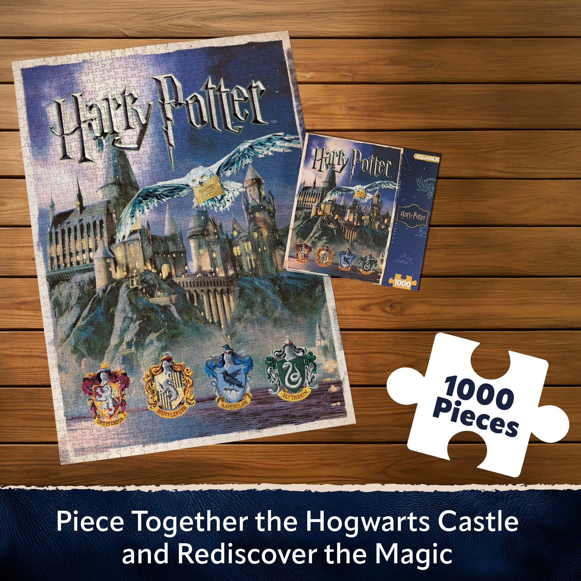 Amazon.com: AQUARIUS Harry Potter Hogwarts 1000 Piece Jigsaw
