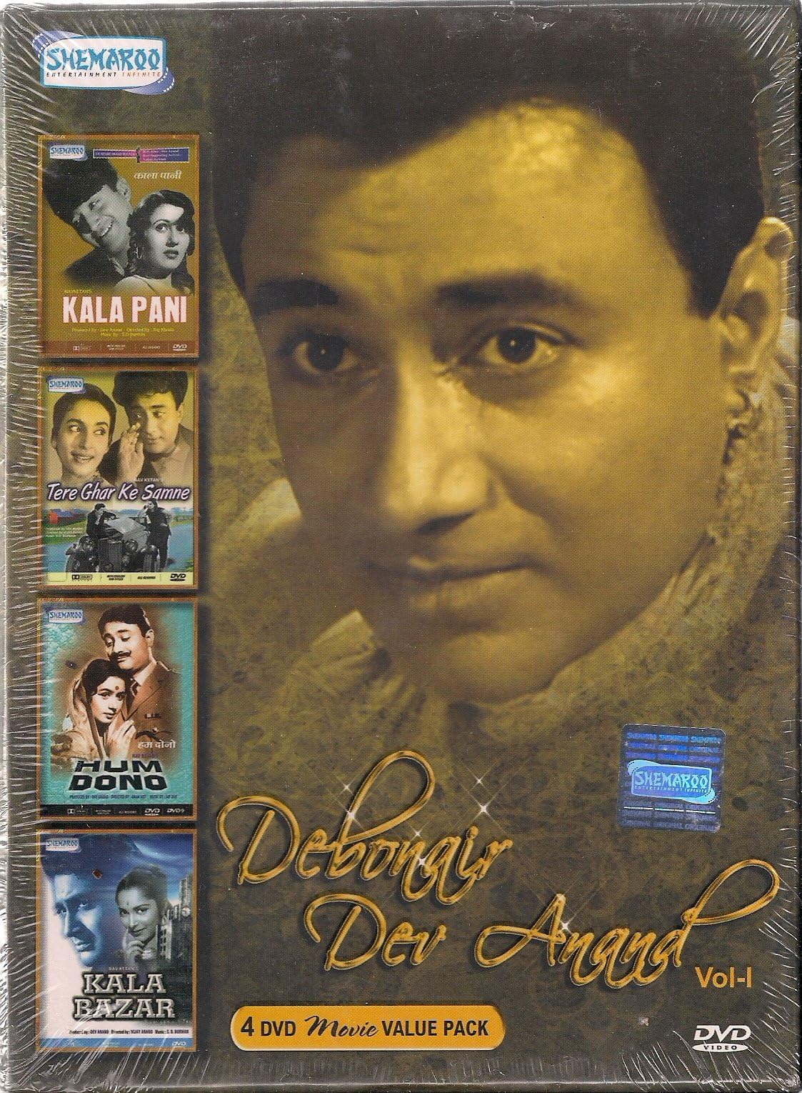 Debonair Dev Anand Vol.1 ( Kala Pani,there Ghar Ke Samne,hum Dono & Kala Bazar) Ntsc