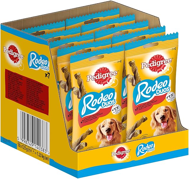 Pedigree Rodeo Duos Recompensas de Carne y Sabor Queso para Perro