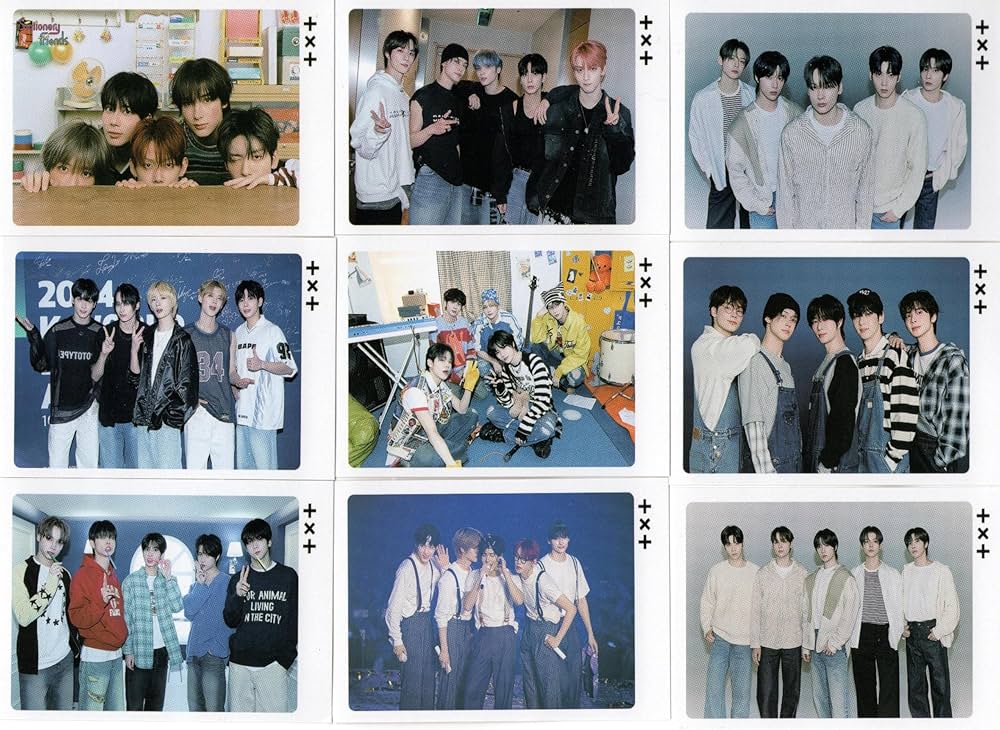 Amazon.co.jp: TXT グッズ フォトメッセージカード 56枚 トレカ カード