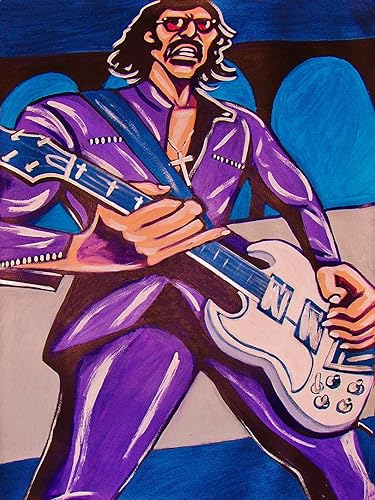 TONY IOMMI PRINT POSTER guitar cd lp record album vinyl black sabbath metal gibson sg electric