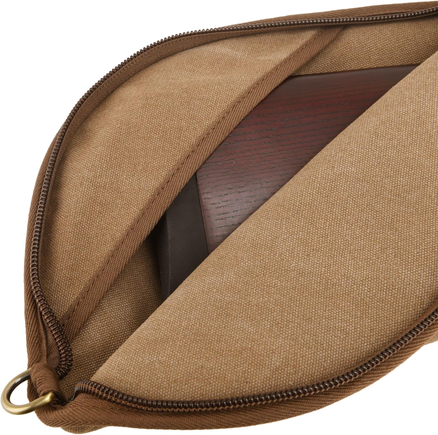 WAYNE'S DOG 41" / 55" Soft Gun Case for Scoped Rifle & Shotgun, Canvas Leather Embroidered Gun Storage Bag for Bolt-Action Rifles, Break-Action Shotguns