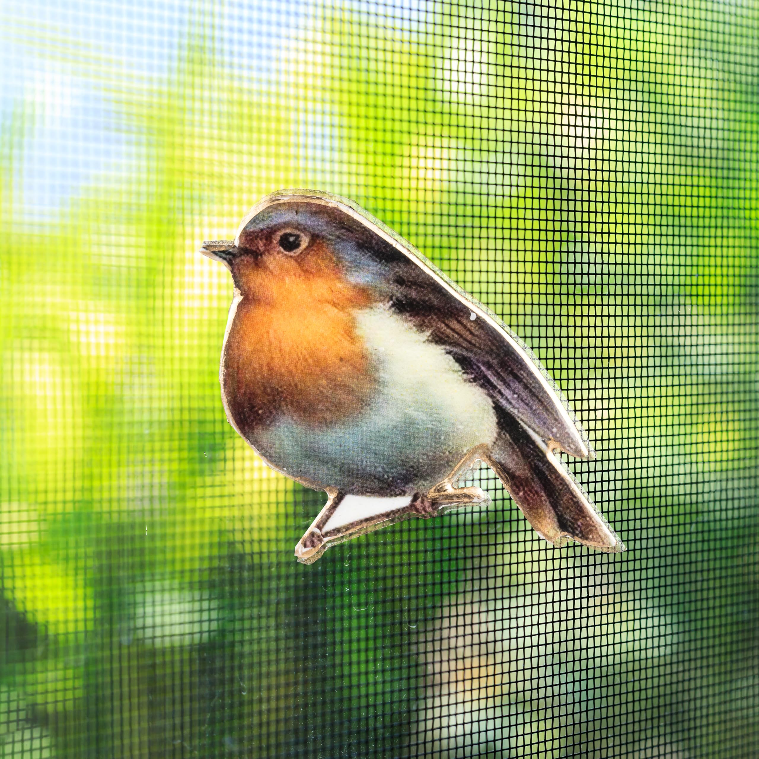 Abbott Collection Bird Two-Sided Window Screen Magnet - Metal (2.5" W)