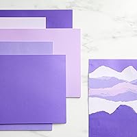 Vista 2 de MICHAELS Purple Passion 8.5 x 11 Cardstock Paper by Recollections, 50 Sheets