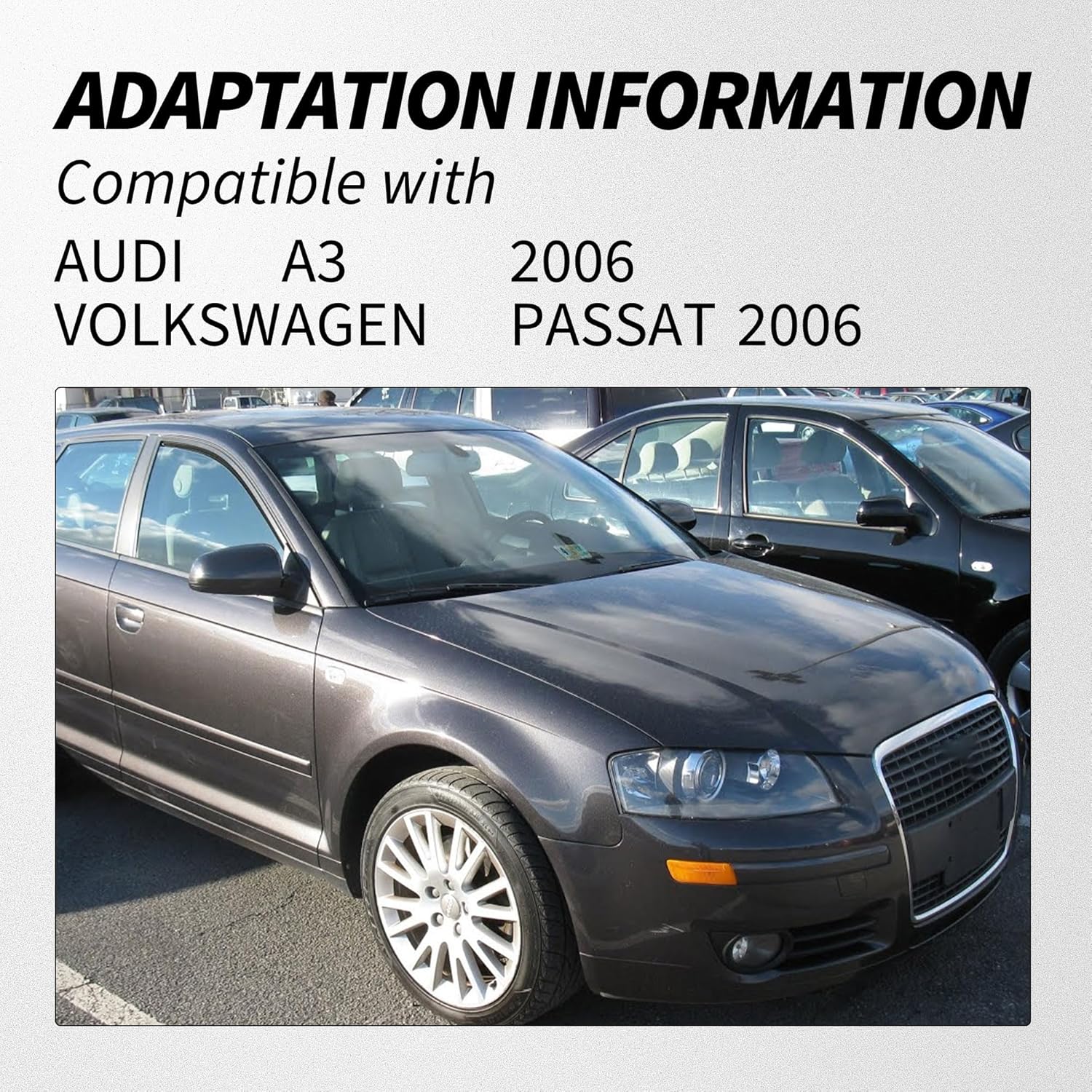 06F129101R PCV Crankcase Vent Valve + Gasket + Hose Compatible with Audi A3 2006, A4 2005 2006 2007 2008, Volkswagen Golf 2012, Jetta 2006, Passat 2006